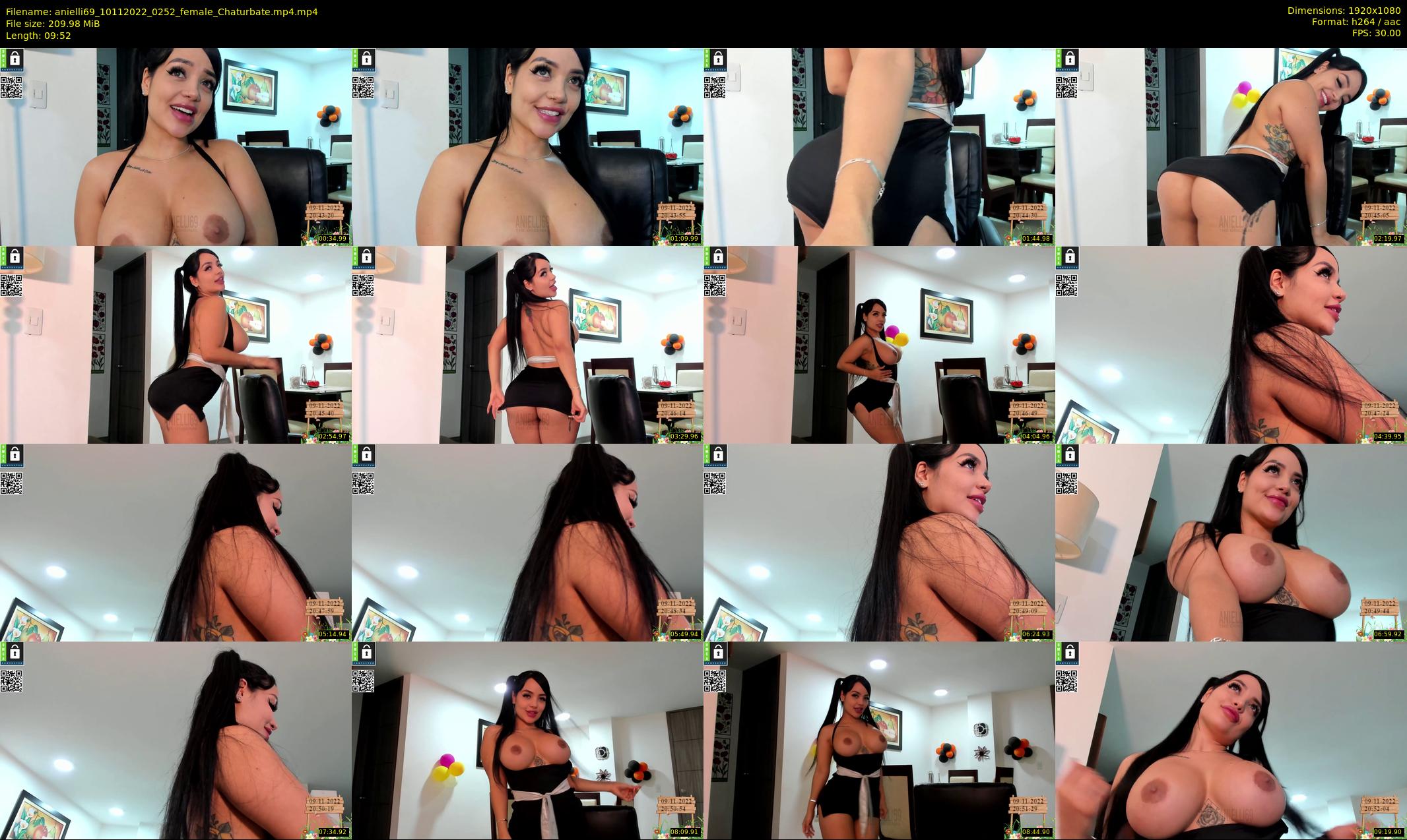 anielli69 — 10 minute Chaturbate female cam show recording, 1080p, Nov 10, 2022