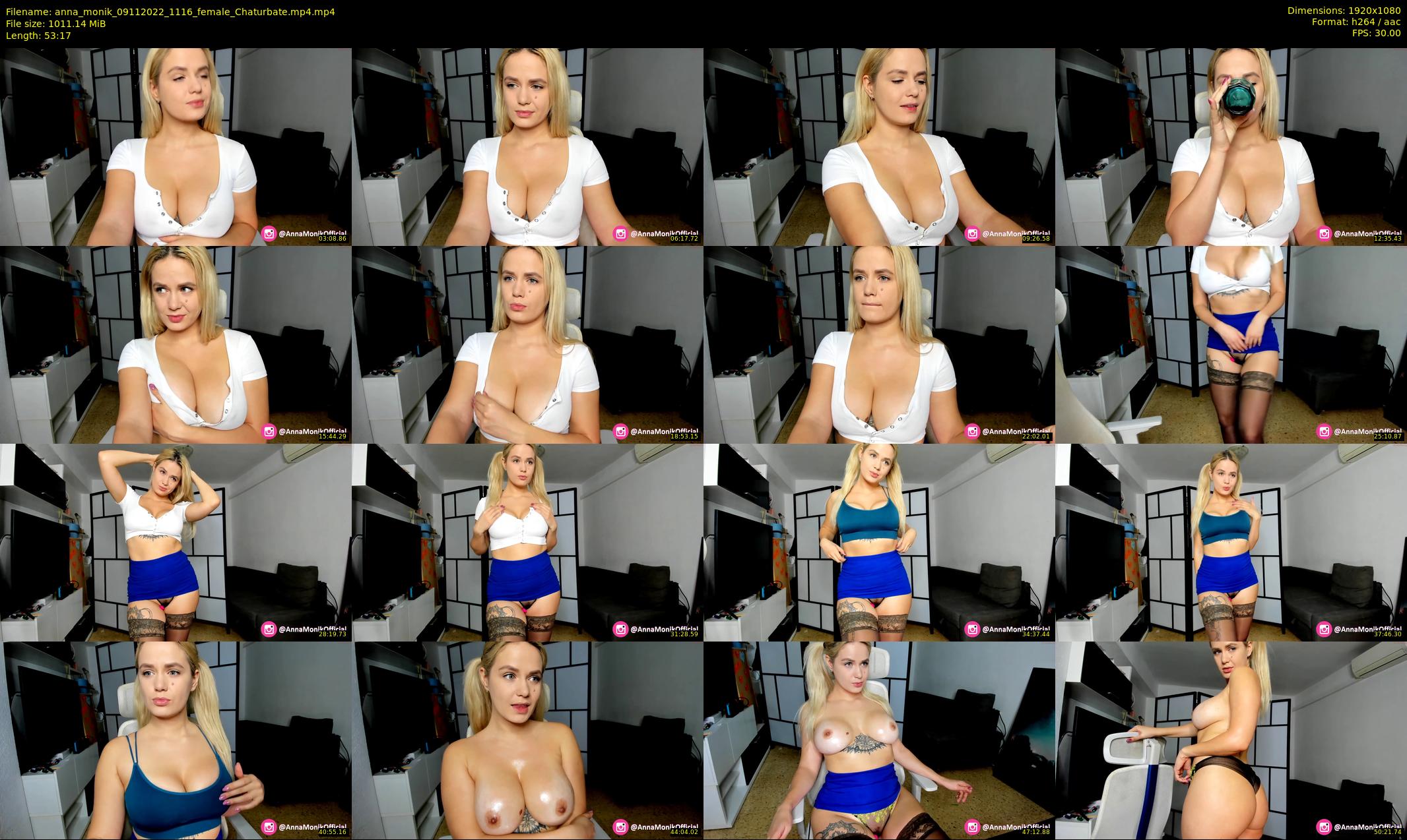 anna_monik — 54 minute Chaturbate couple cam show recording, 1080p, Nov 9, 2022