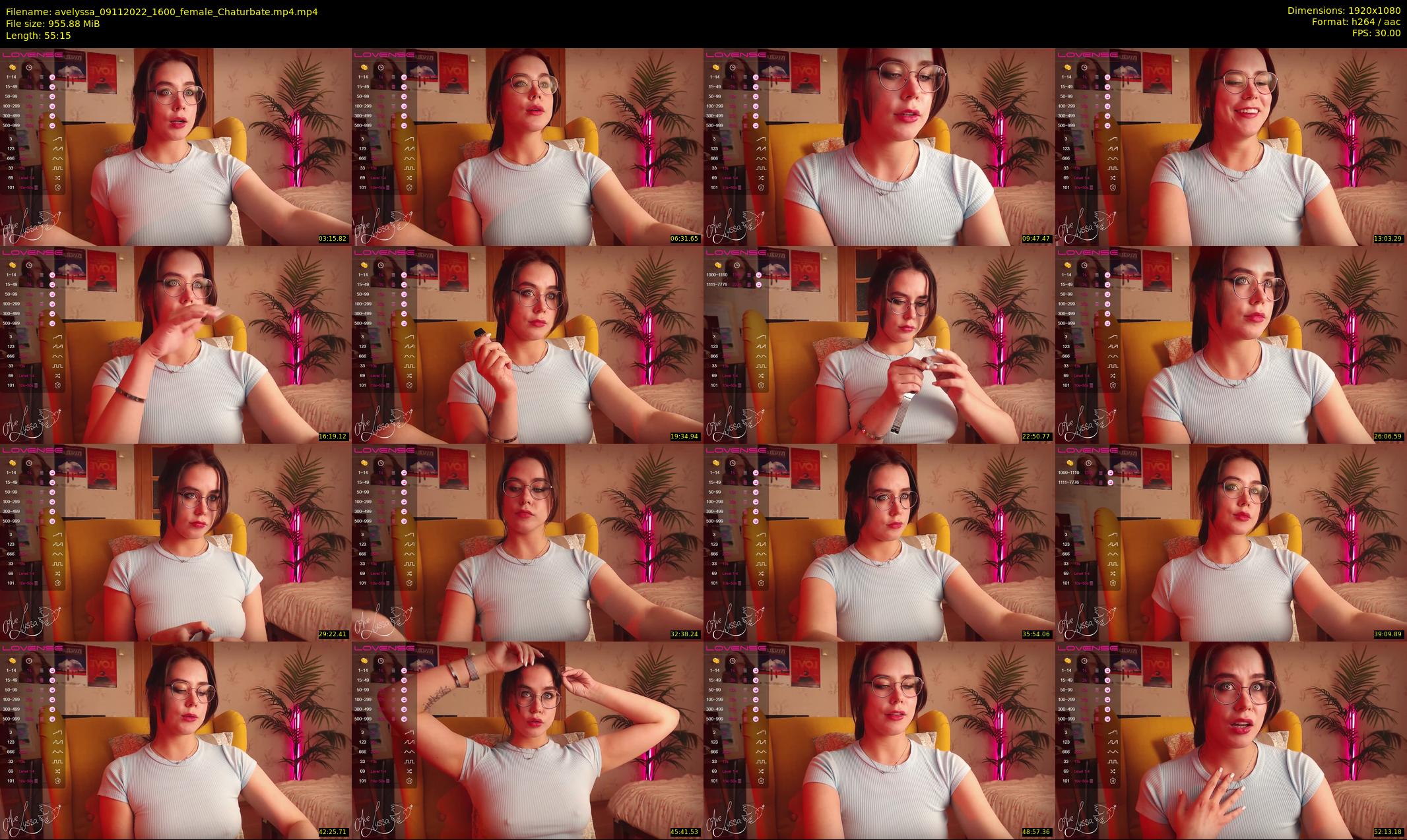 avelyssa — 56 minute Chaturbate female cam show recording, 1080p, Nov 9, 2022