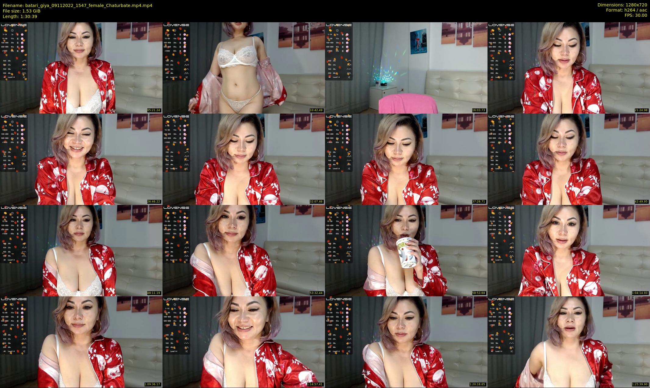 batari_giya — 91 minute Chaturbate female cam show recording, 720p, Nov 9, 2022