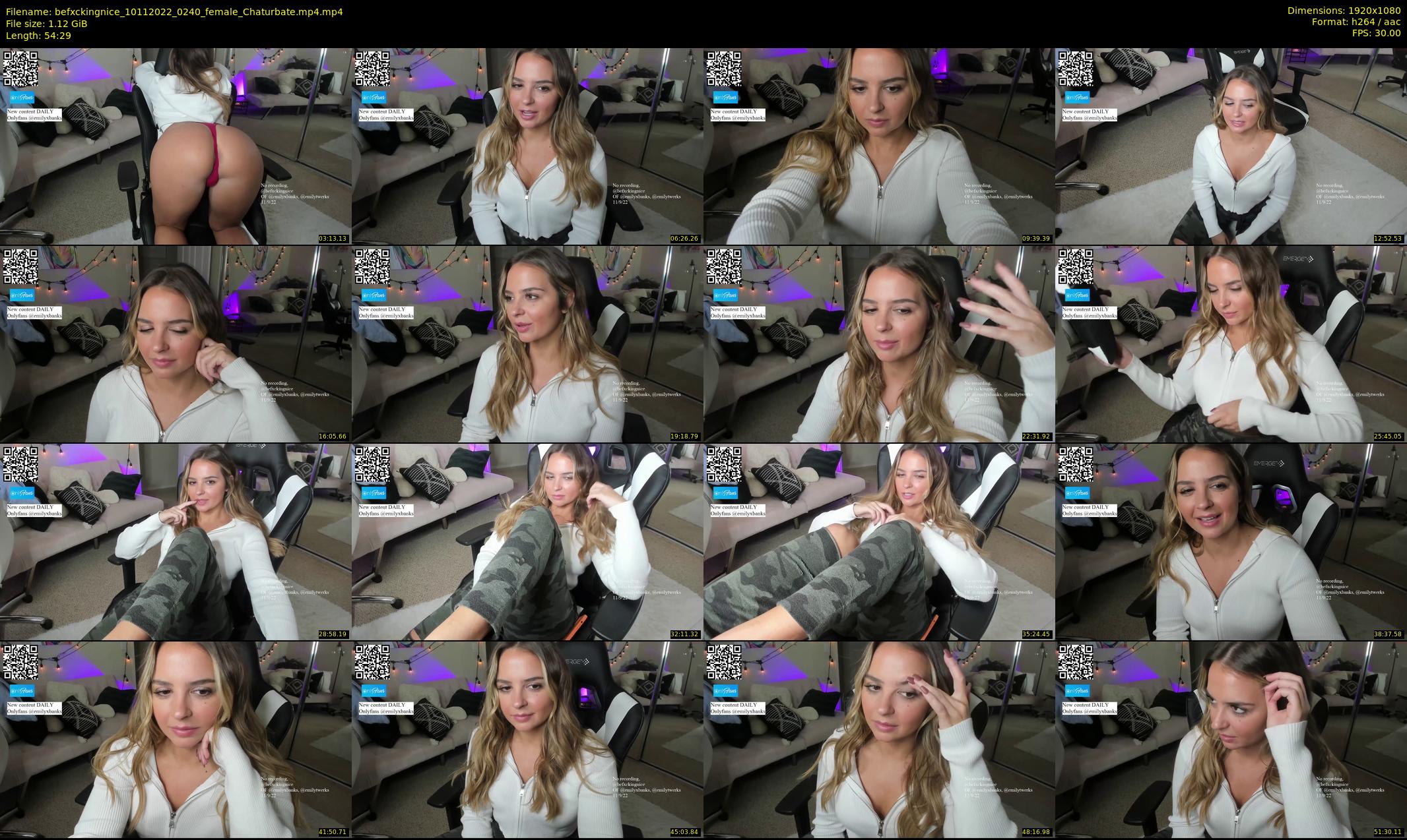 befxckingnice — 55 minute Chaturbate female cam show recording, 1080p, Nov 10, 2022