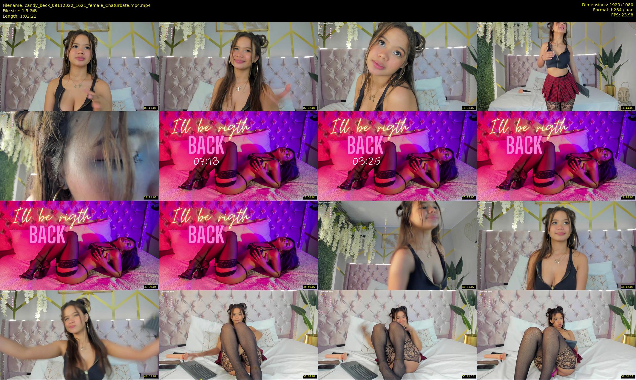 candy_beck — 63 minute Chaturbate female cam show recording, 1080p, Nov 9, 2022