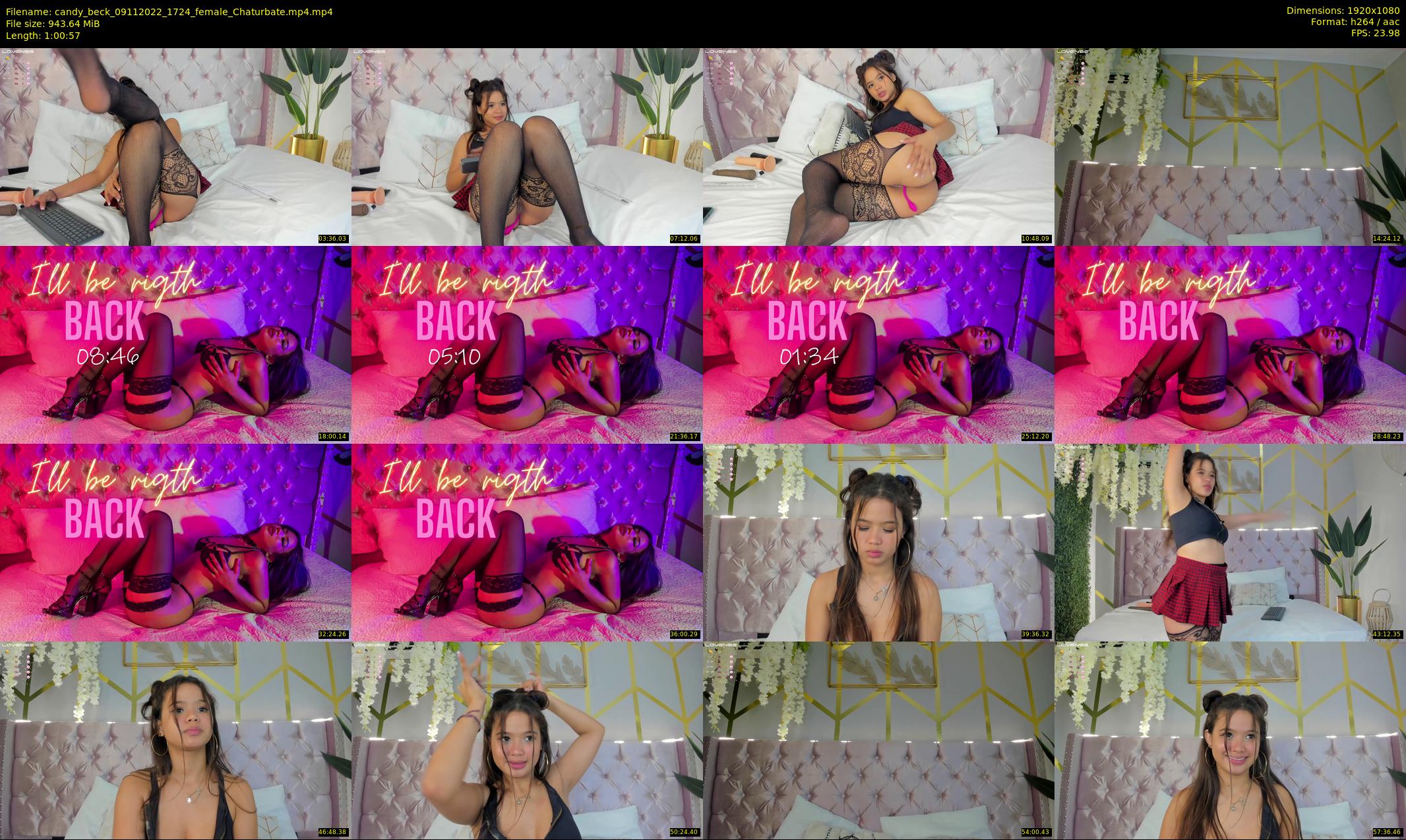 candy_beck — 61 minute Chaturbate female cam show recording, 1080p, Nov 9, 2022