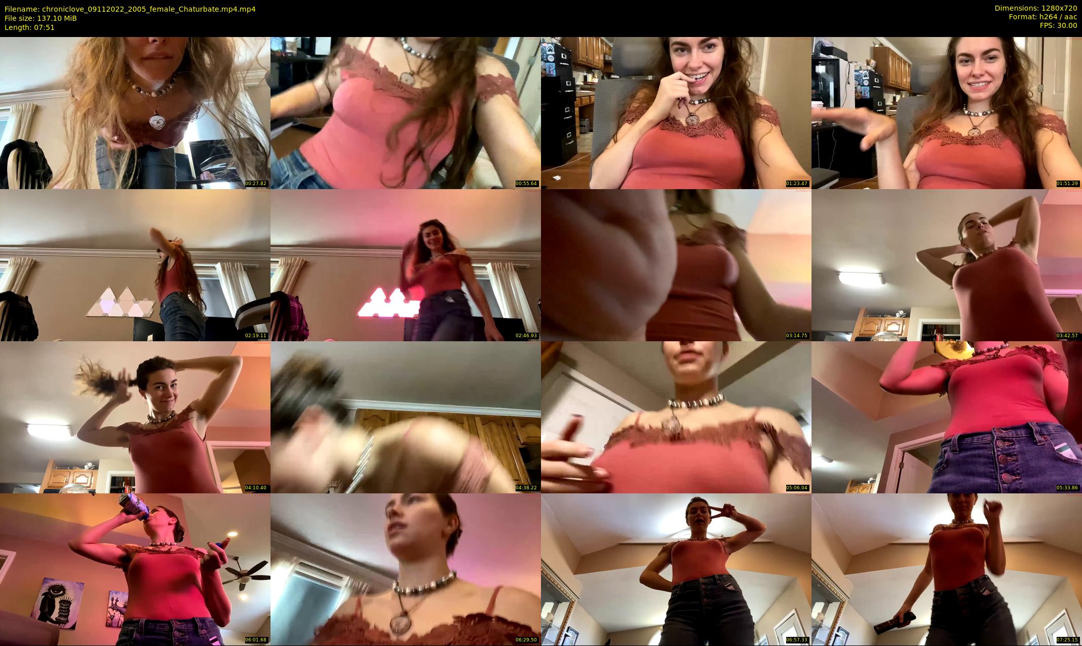 chroniclove — 8 minute Chaturbate female cam show recording, 720p, Nov 9, 2022
