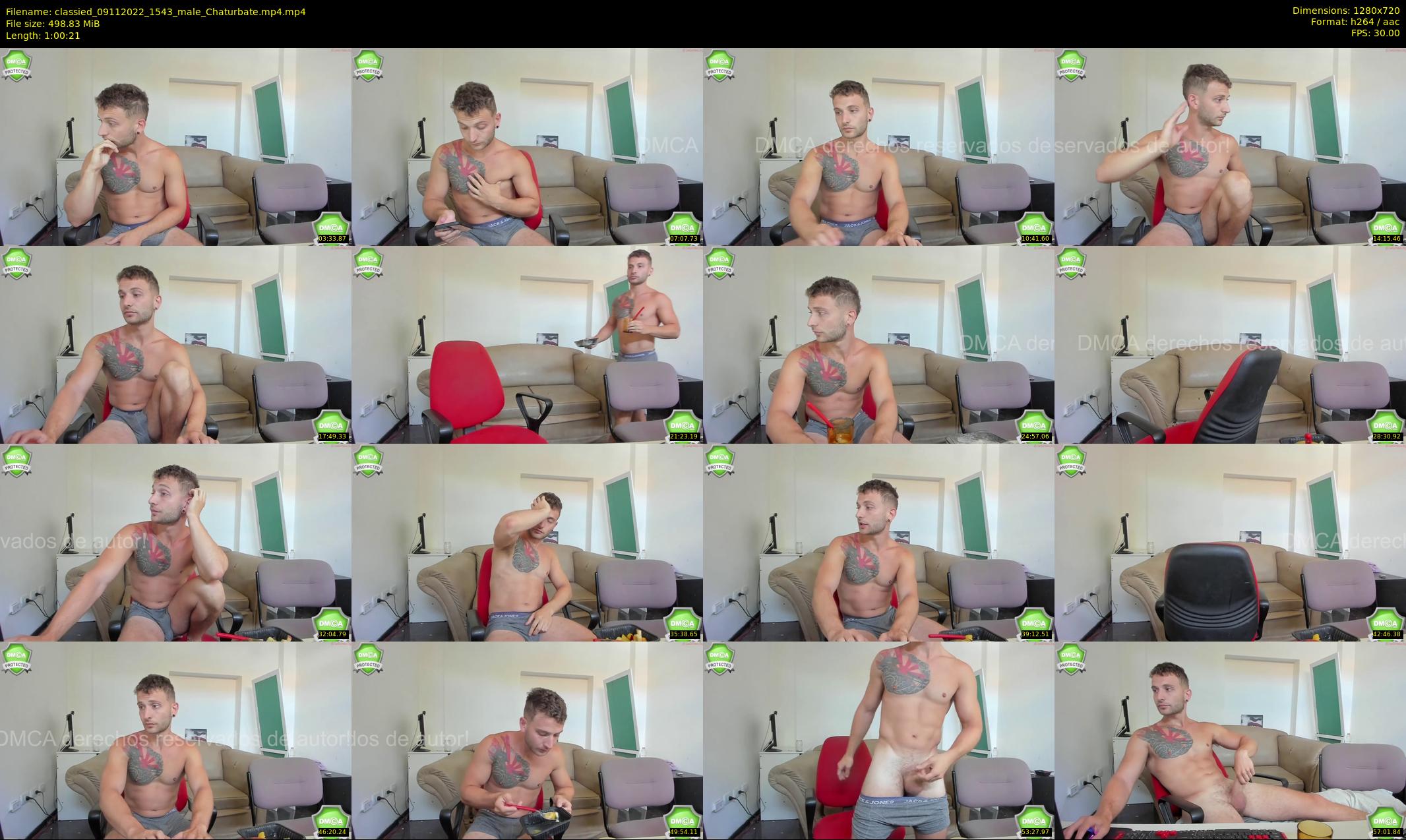 classied — 61 minute Chaturbate male cam show recording, 720p, Nov 9, 2022