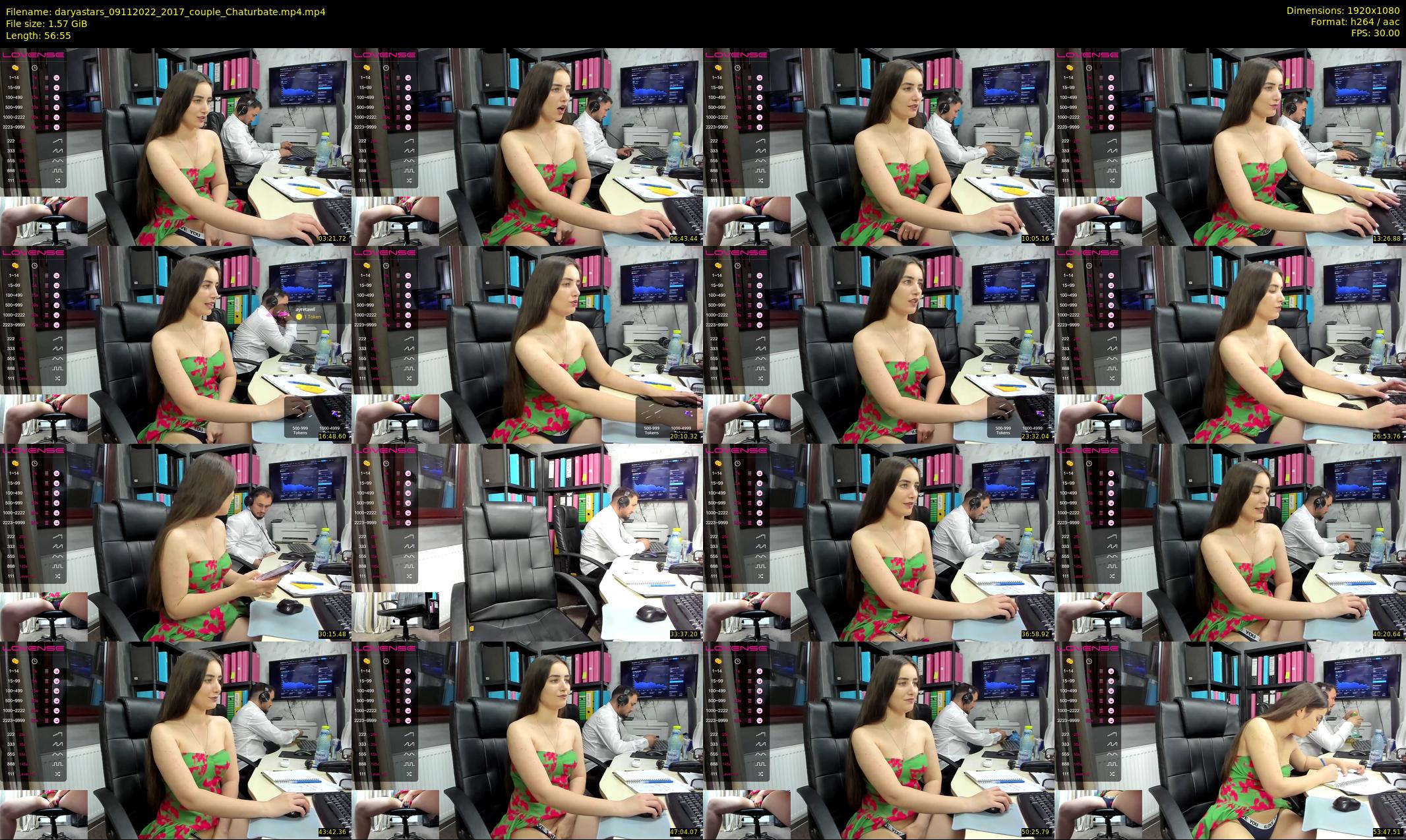 daryastars — 57 minute Chaturbate couple cam show recording, 1080p, Nov 9, 2022