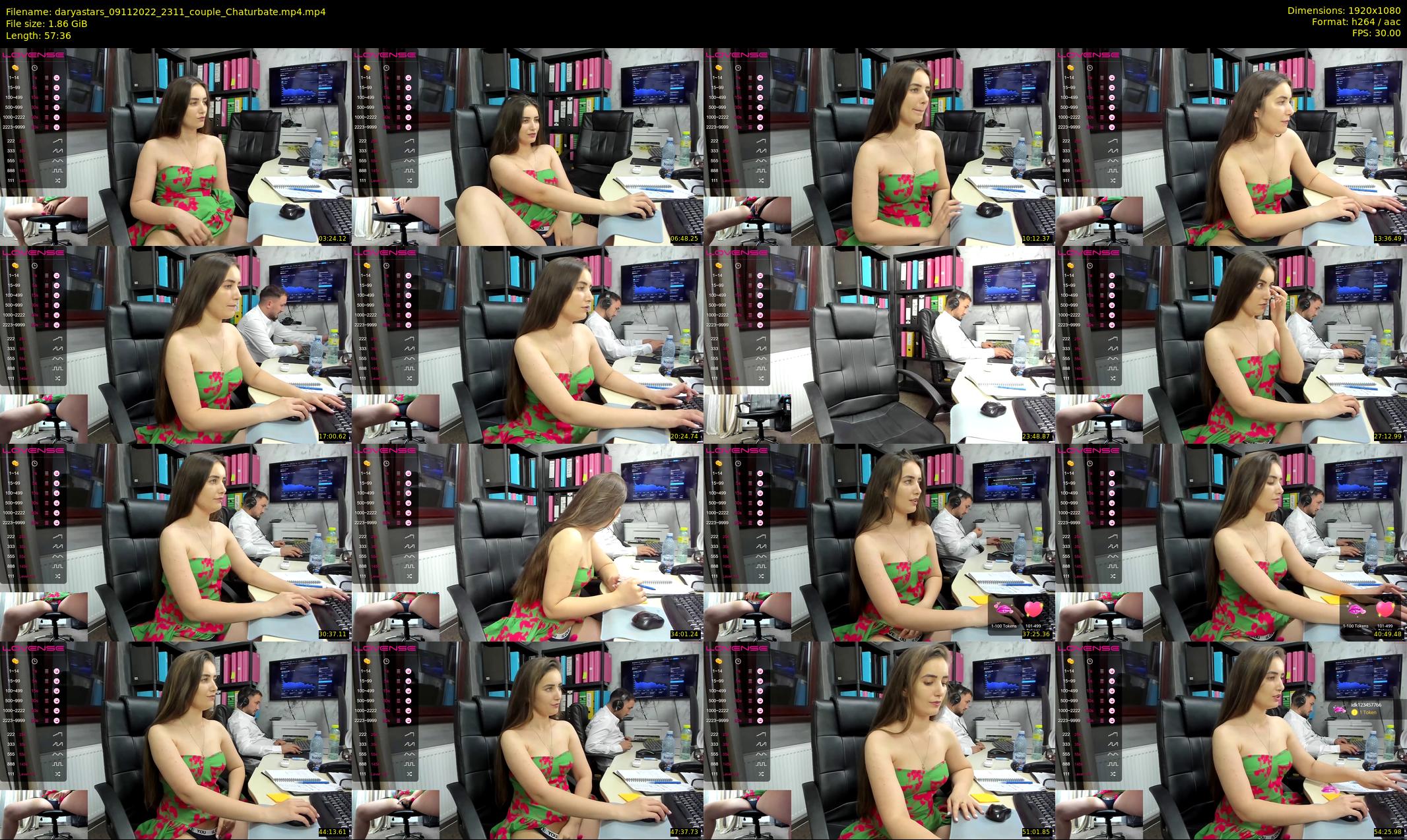 daryastars — 58 minute Chaturbate couple cam show recording, 1080p, Nov 9, 2022