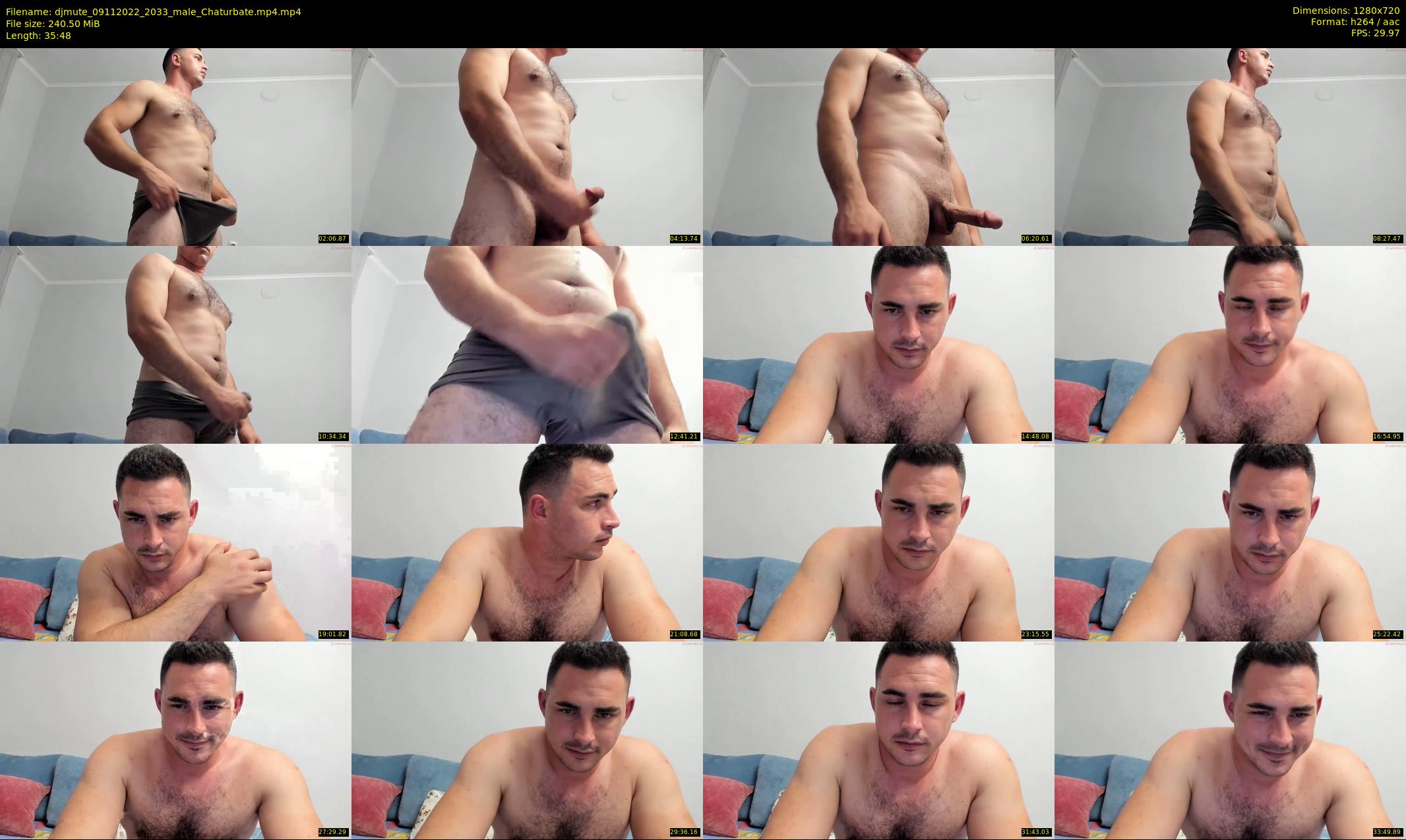 djmute — 36 minute Chaturbate male cam show recording, 720p, Nov 9, 2022