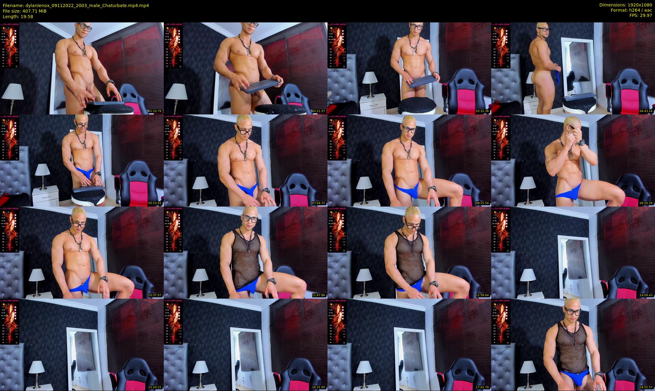 dylanlenox — 20 minute Chaturbate male cam show recording, 1080p, Nov 9, 2022