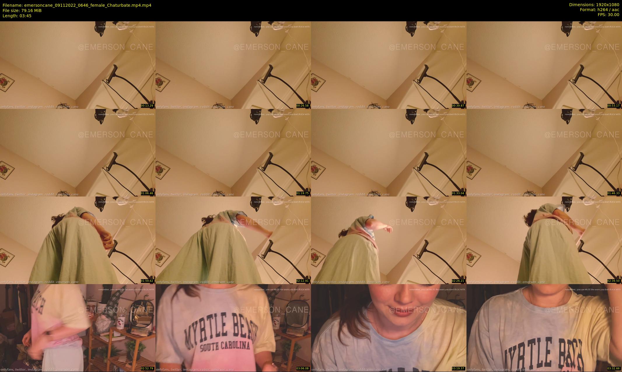 emersoncane — 4 minute Chaturbate female cam show recording, 1080p, Nov 9, 2022