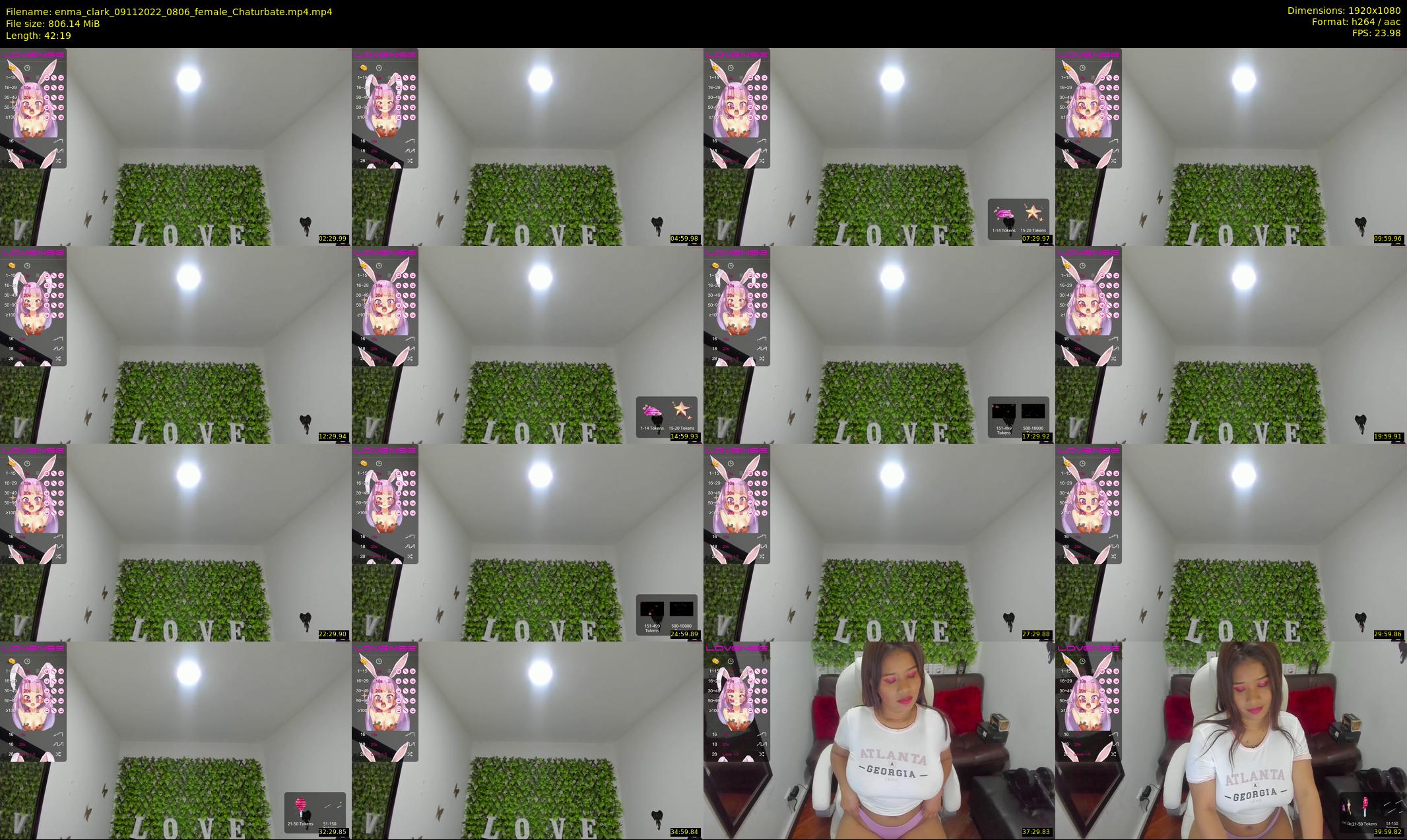 enma_clark — 43 minute Chaturbate female cam show recording, 1080p, Nov 9, 2022