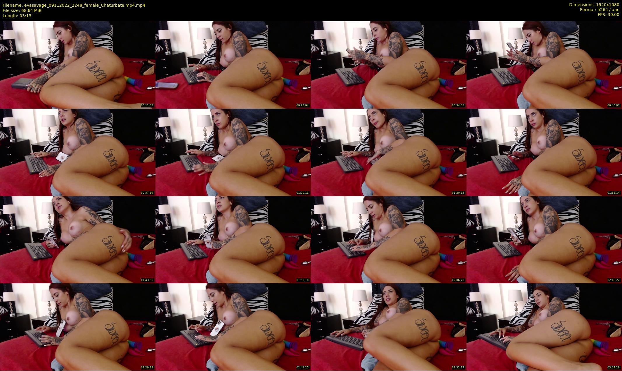 evasavage — 4 minute Chaturbate female cam show recording, 1080p, Nov 9, 2022