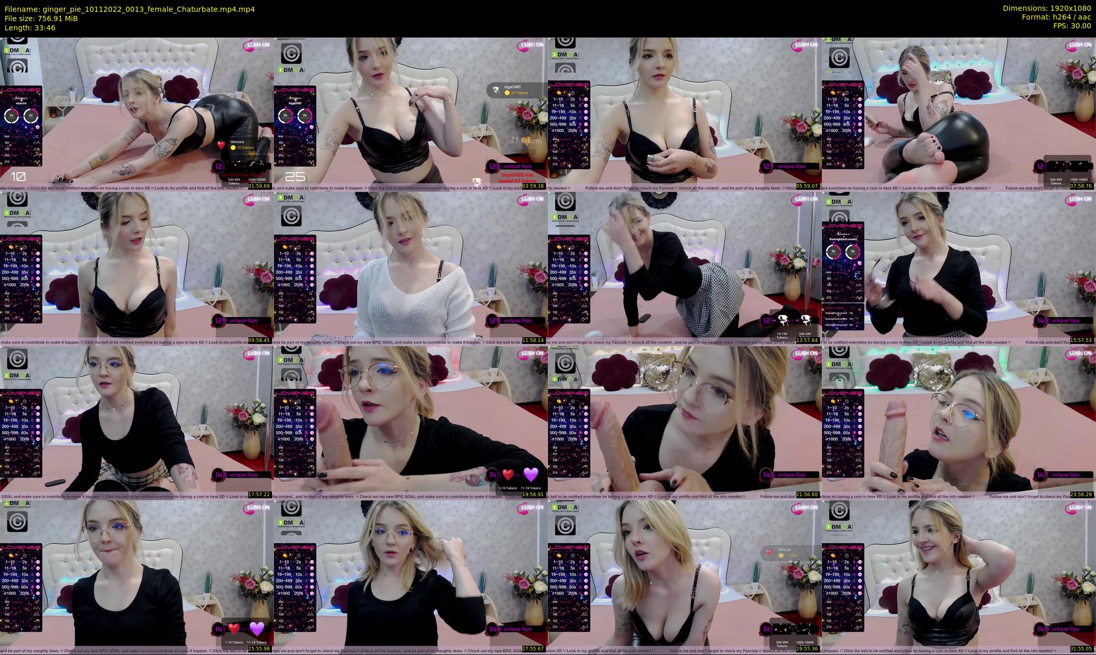 ginger_pie — 34 minute Chaturbate female cam show recording, 1080p, Nov 10, 2022