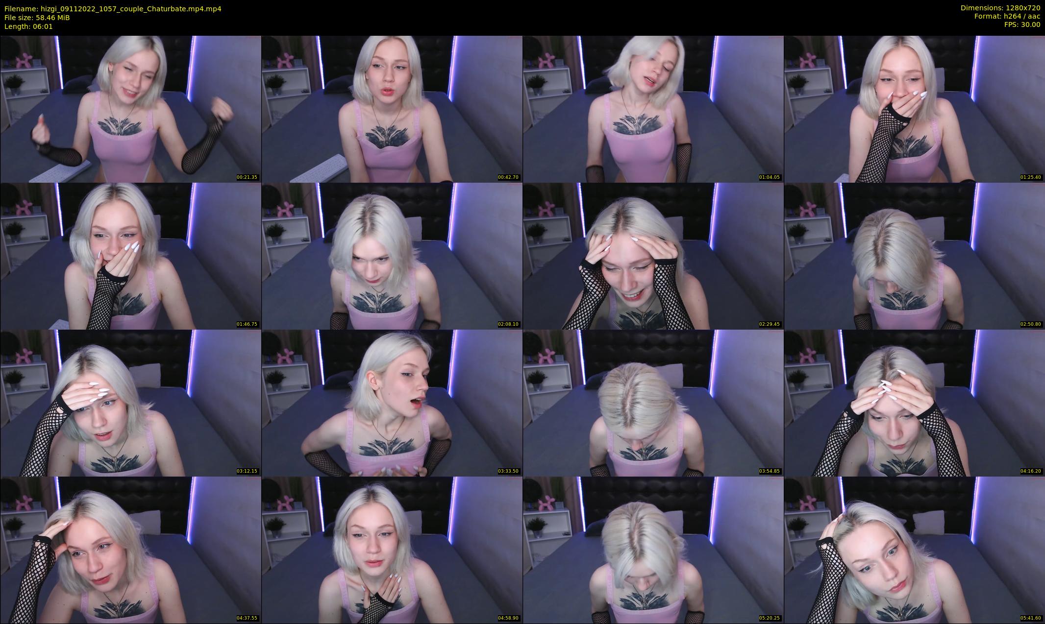 hizgi — 7 minute Chaturbate couple cam show recording, 720p, Nov 9, 2022