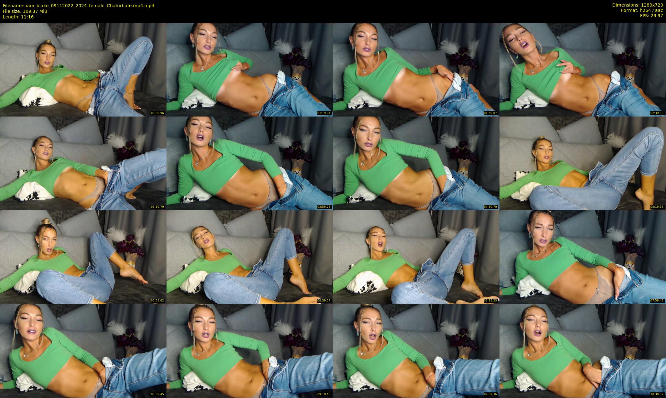 iam_blake — 12 minute Chaturbate female cam show recording, 720p, Nov 9, 2022
