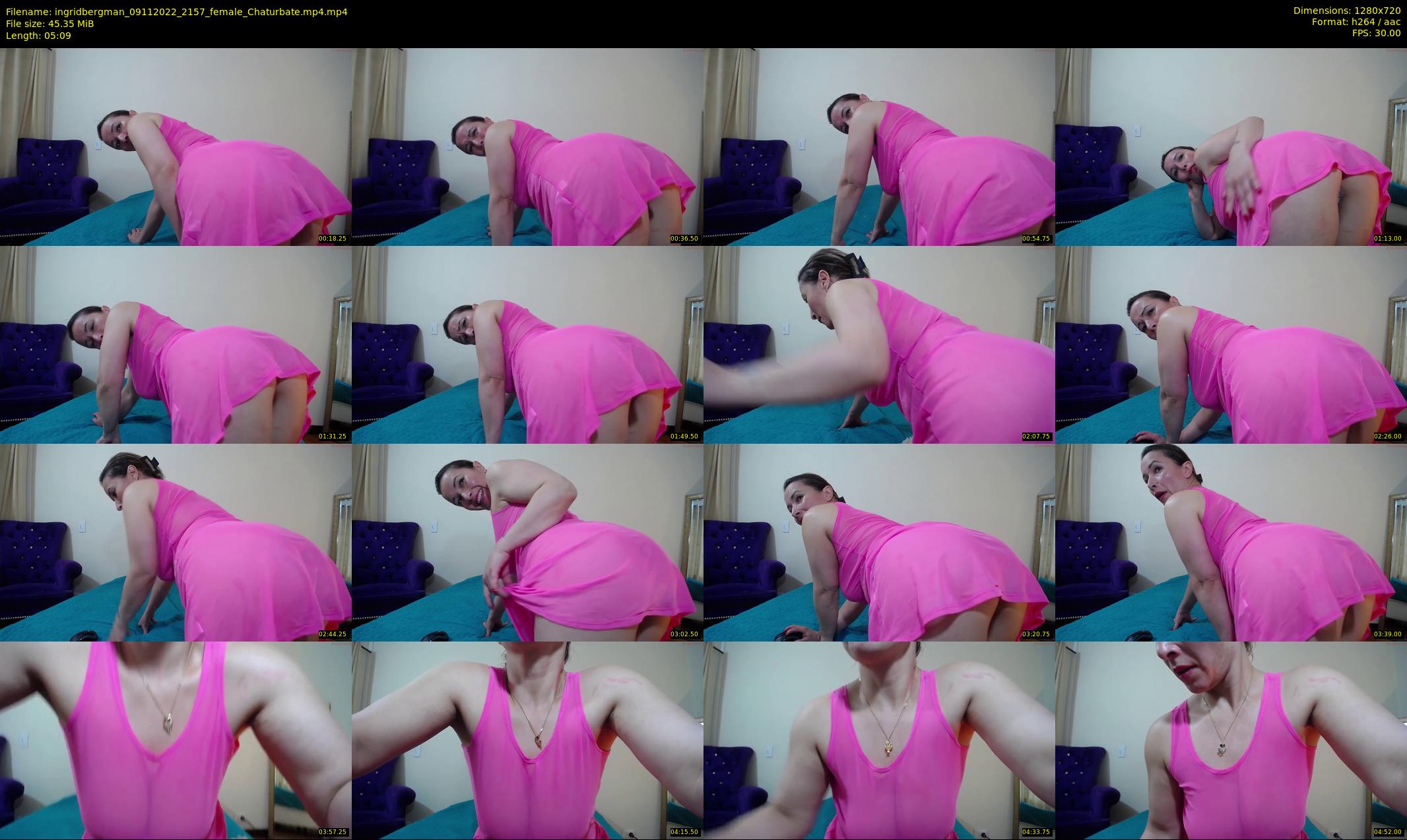 ingridbergman — 6 minute Chaturbate female cam show recording, 720p, Nov 9, 2022