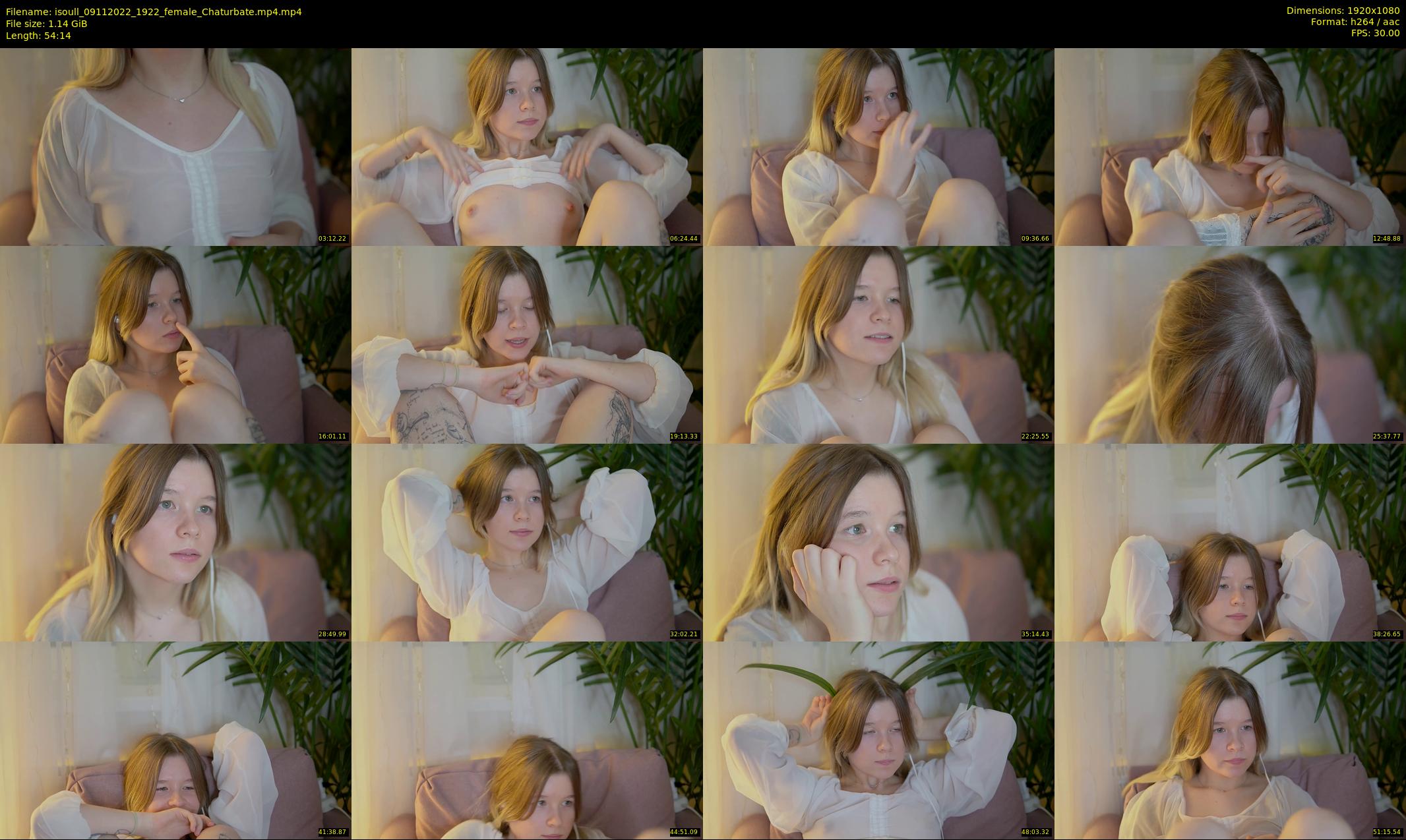 isoull — 55 minute Chaturbate female cam show recording, 1080p, Nov 9, 2022