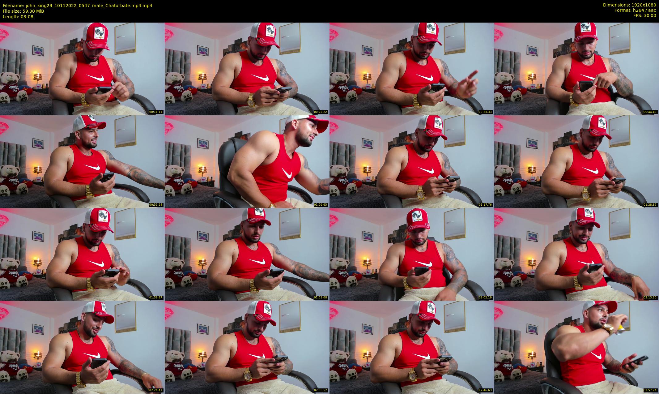 john_king29 — 4 minute Chaturbate male cam show recording, 1080p, Nov 10, 2022