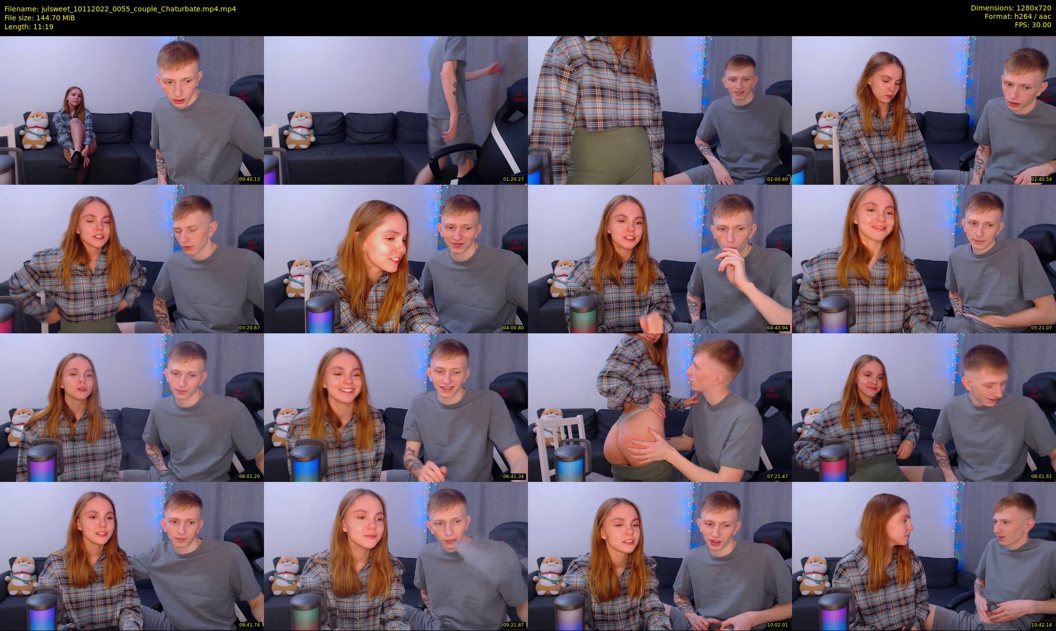 julsweet — 12 minute Chaturbate male cam show recording, 720p, Nov 10, 2022
