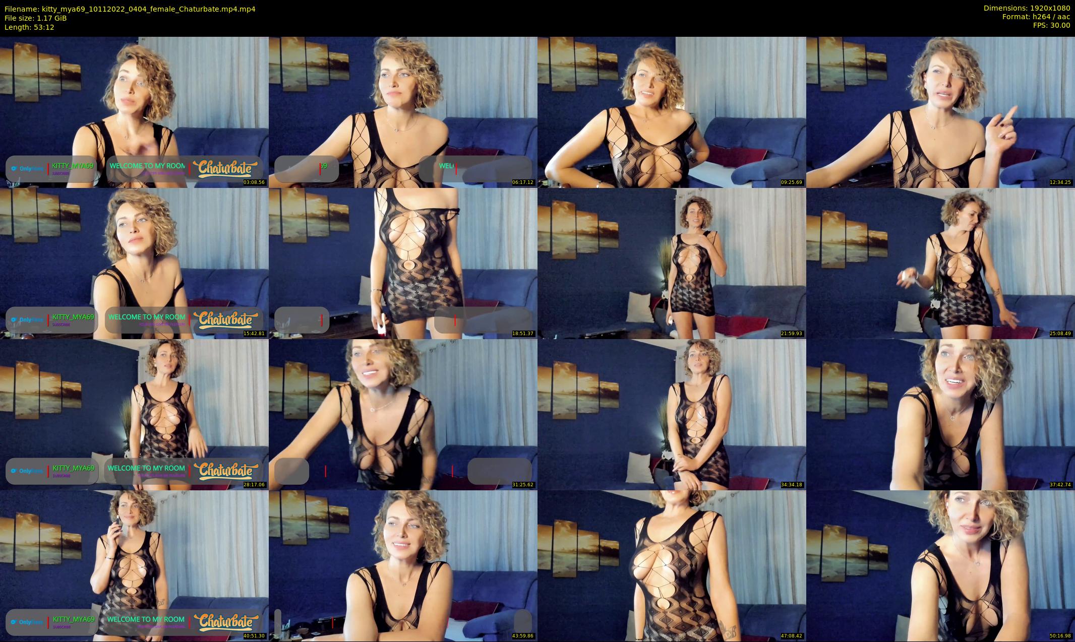 kitty_mya69 — 54 minute Chaturbate female cam show recording, 1080p, Nov 10, 2022