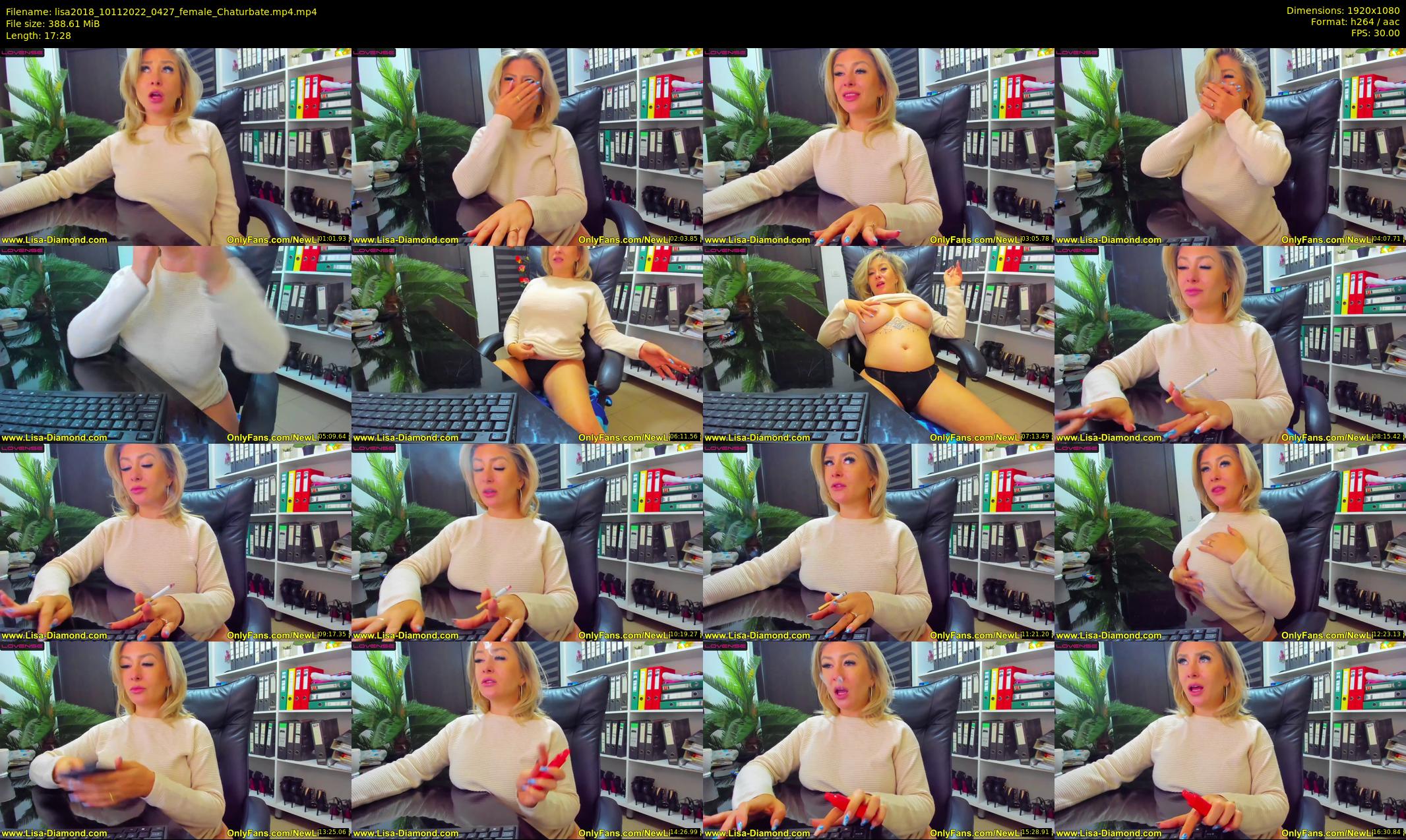 lisa2018 — 18 minute Chaturbate female cam show recording, 1080p, Nov 10, 2022