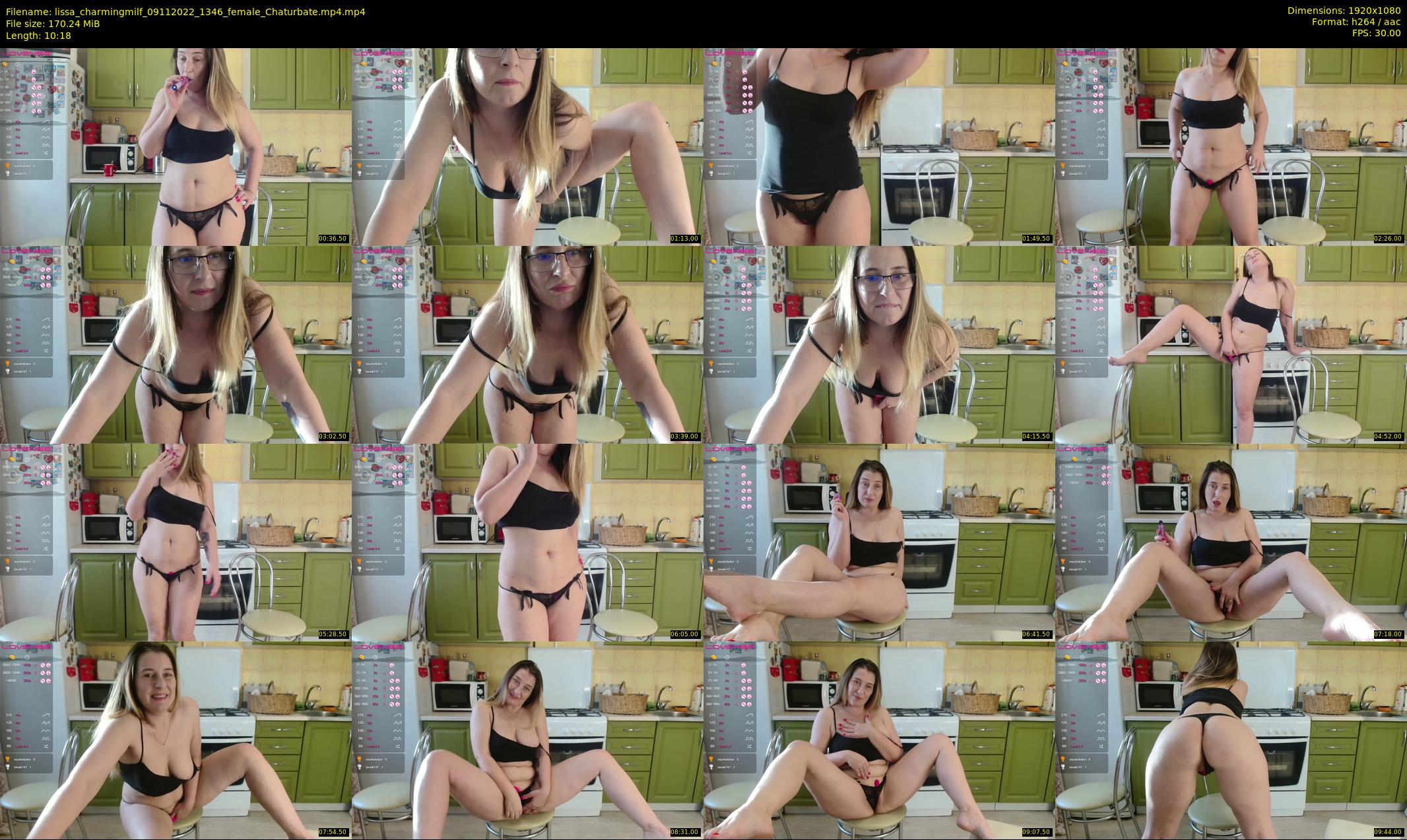 lissa_charmingmilf — 11 minute Chaturbate female cam show recording, 1080p, Nov 9, 2022