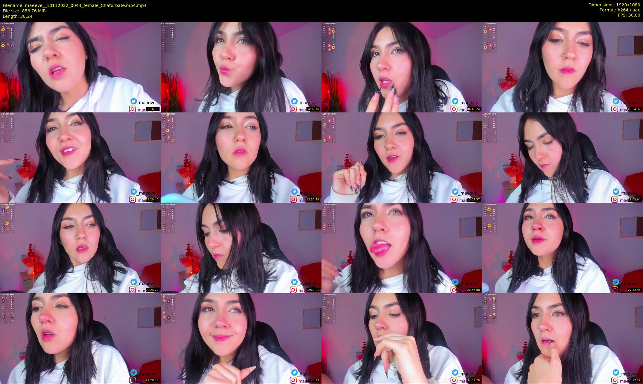 maeeve_ — 39 minute Chaturbate female cam show recording, 1080p, Nov 10, 2022