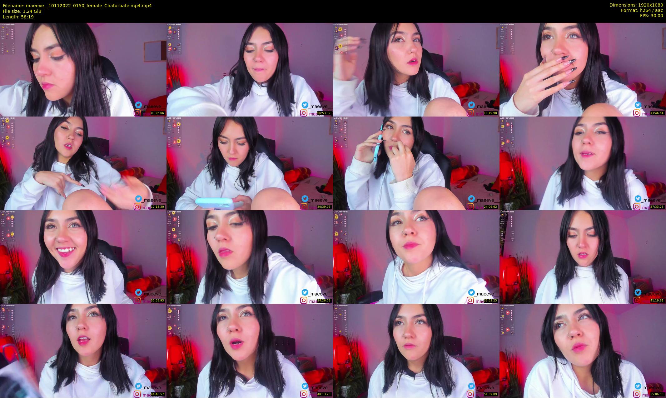 maeeve_ — 59 minute Chaturbate female cam show recording, 1080p, Nov 10, 2022