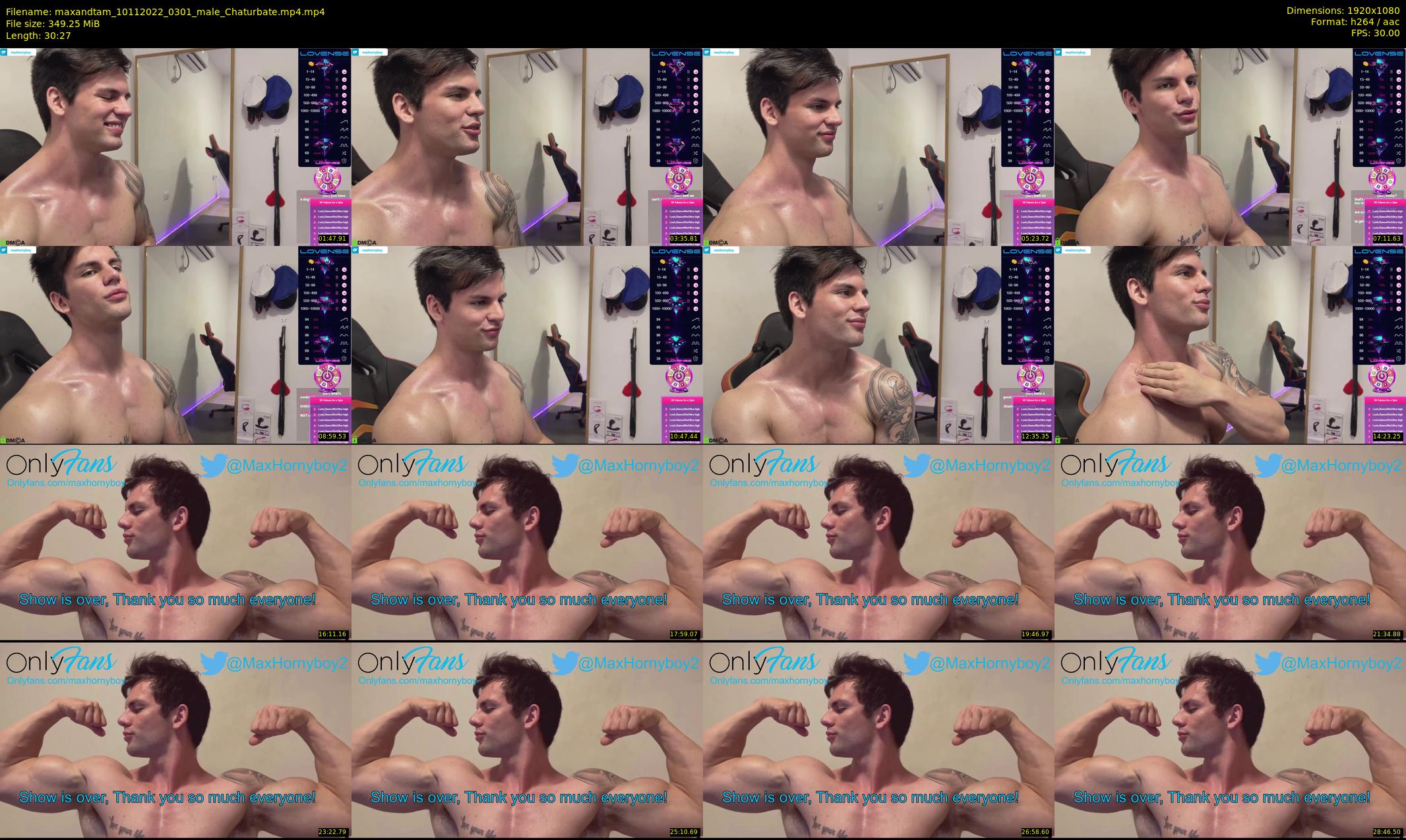 maxandtam — 31 minute Chaturbate couple cam show recording, 1080p, Nov 10, 2022