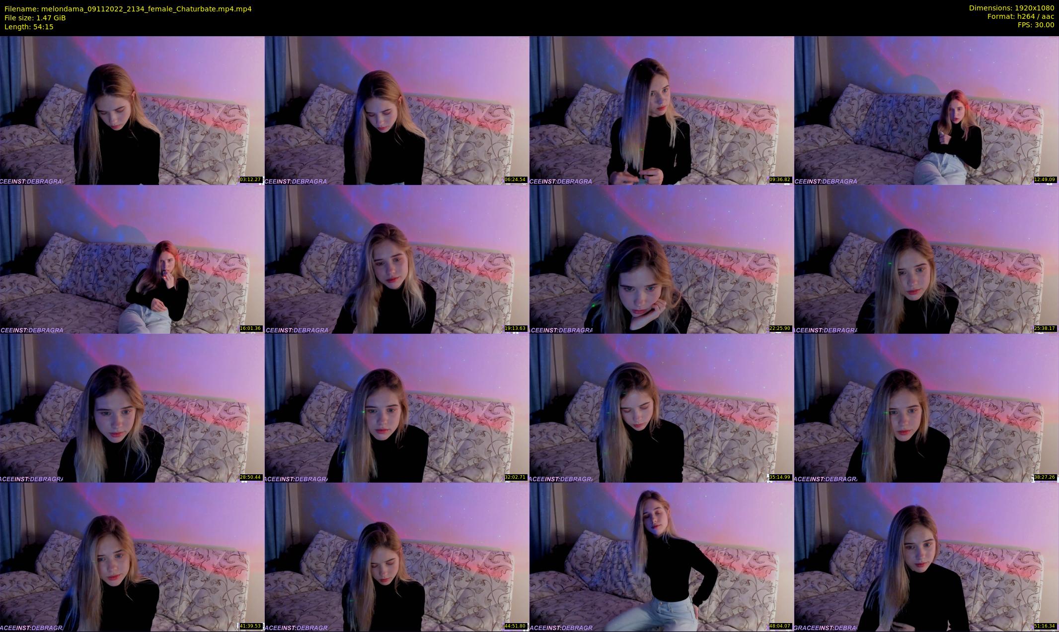 melondama — 55 minute Chaturbate female cam show recording, 1080p, Nov 9, 2022