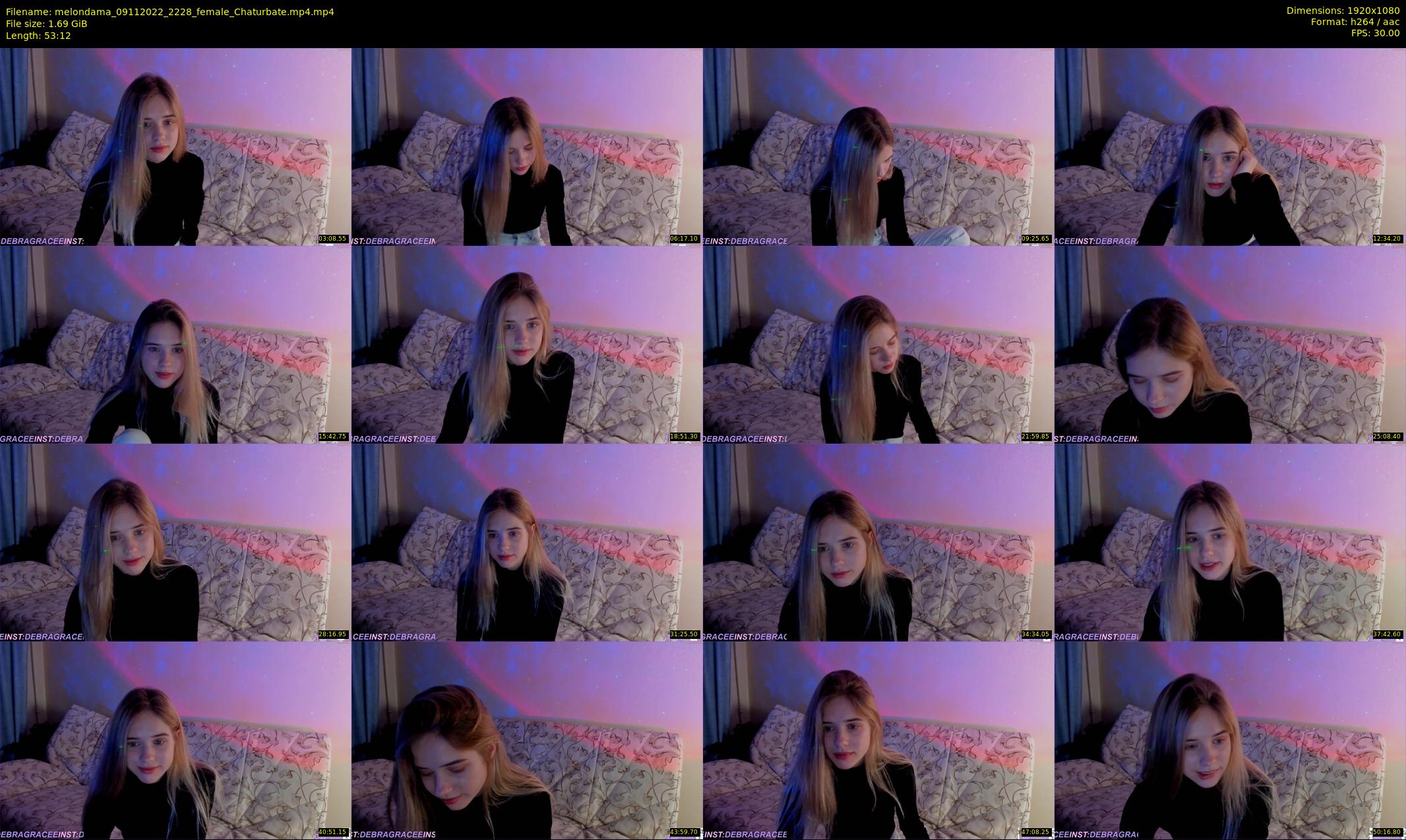 melondama — 54 minute Chaturbate female cam show recording, 1080p, Nov 9, 2022