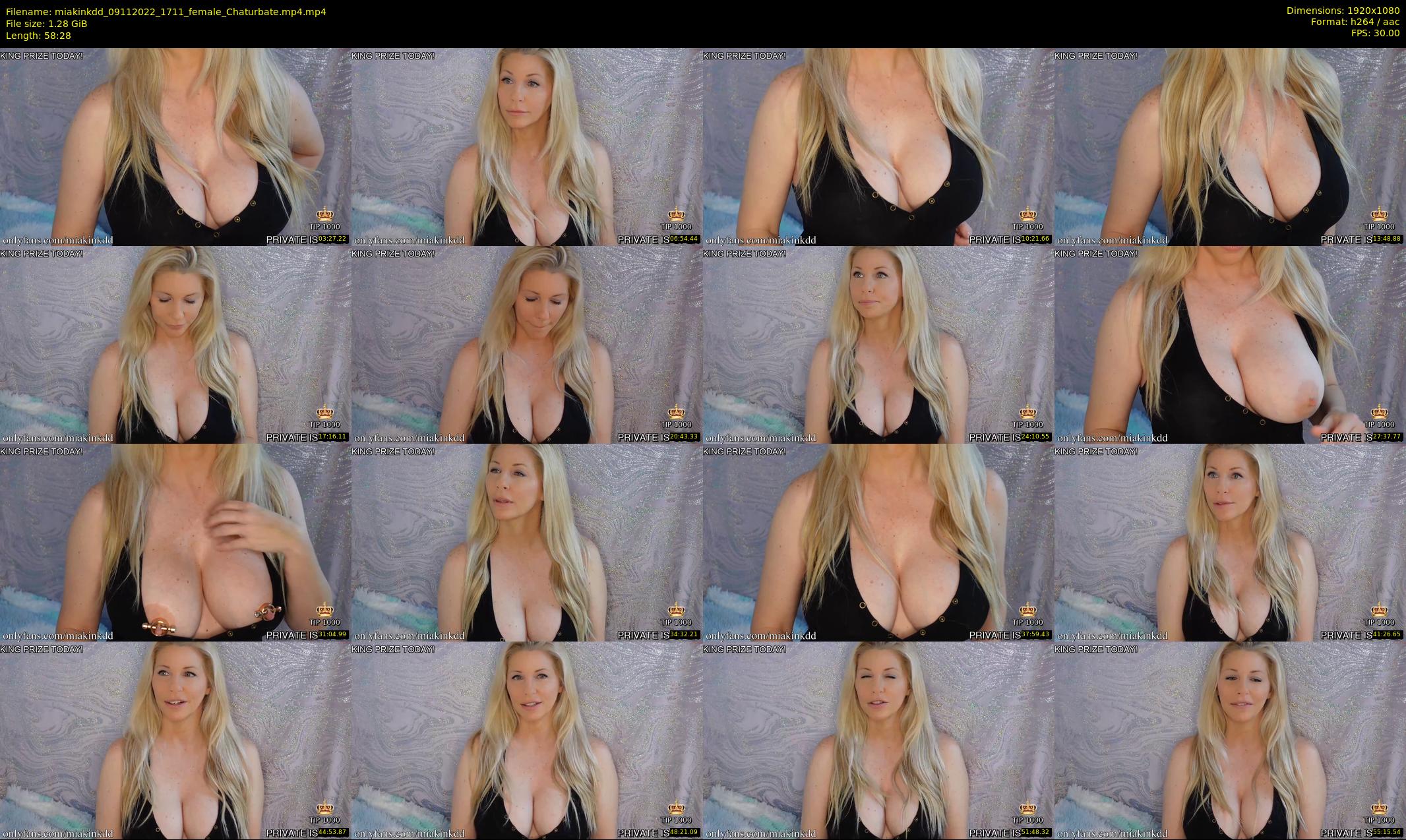 miakinkdd — 59 minute Chaturbate female cam show recording, 1080p, Nov 9, 2022