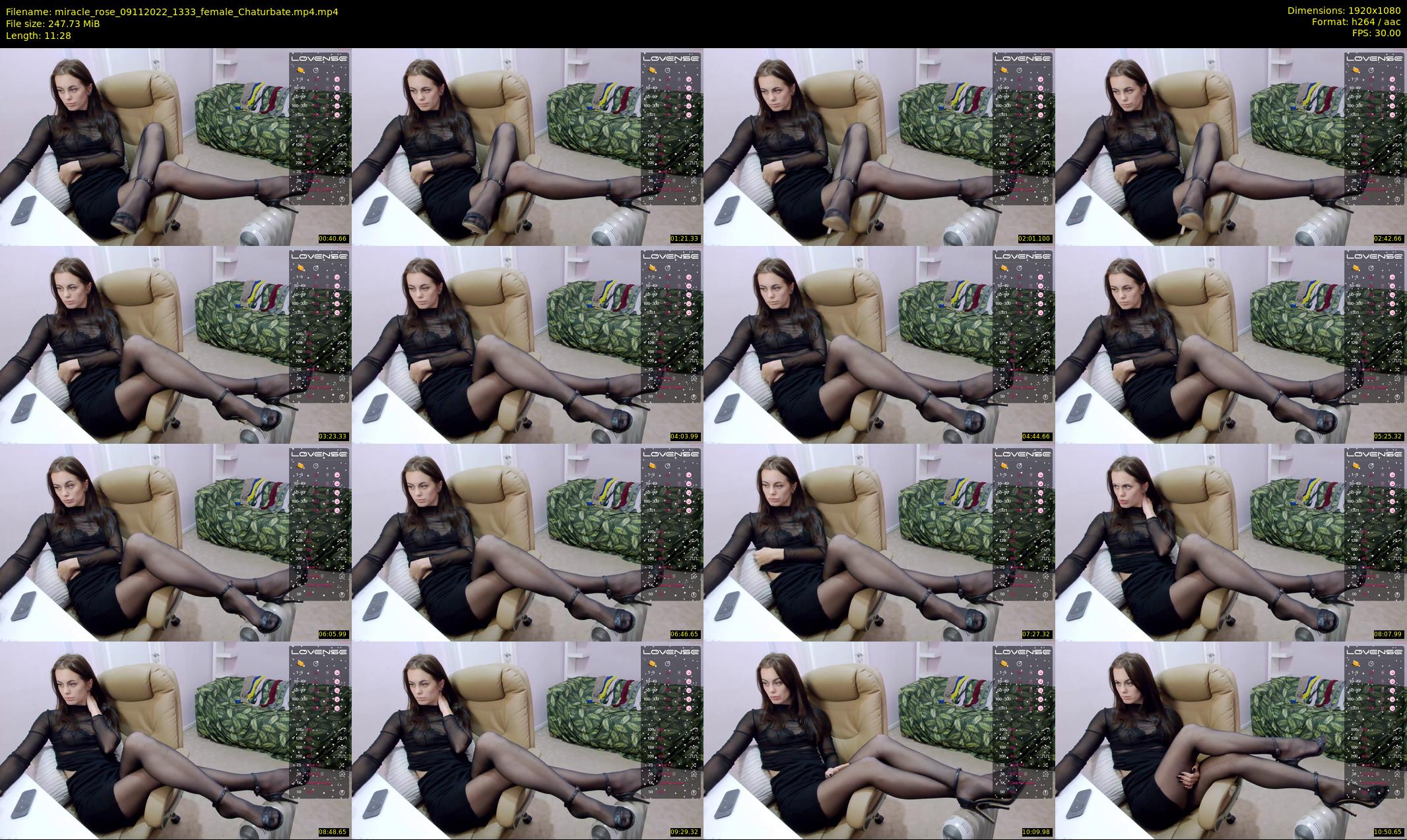 miracle_rose — 12 minute Chaturbate female cam show recording, 1080p, Nov 9, 2022