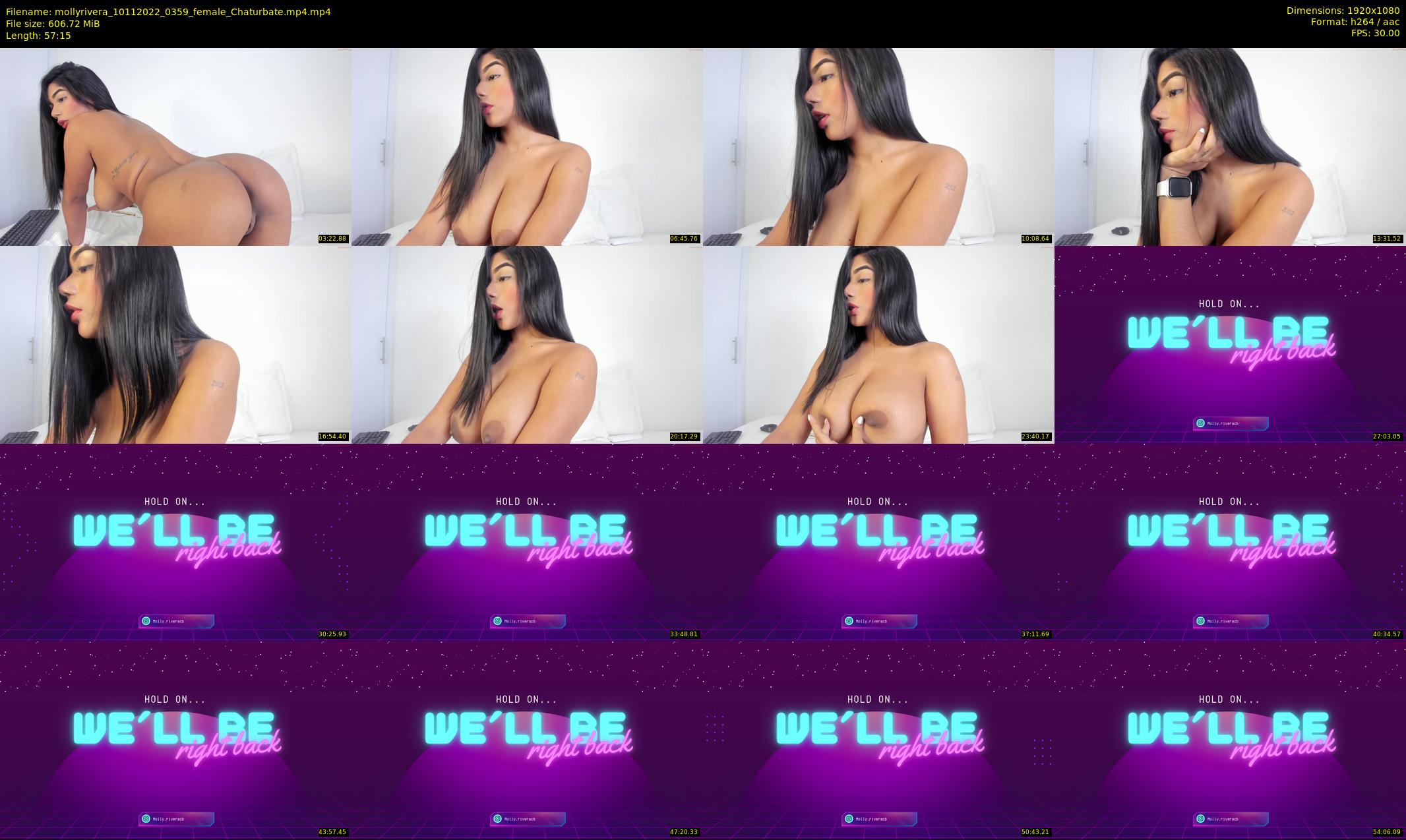 mollyrivera — 58 minute Chaturbate female cam show recording, 1080p, Nov 10, 2022