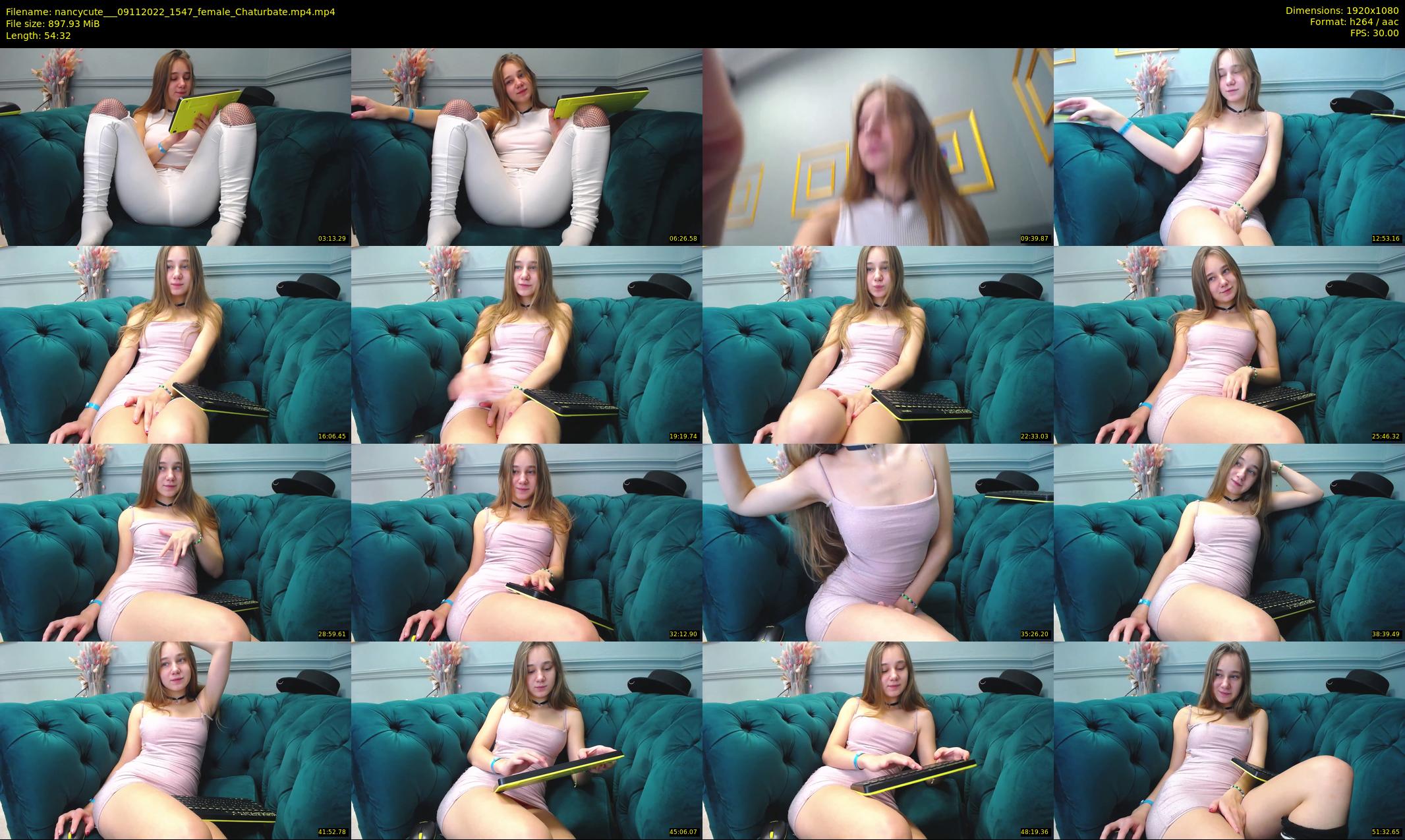 nancycute__ — 55 minute Chaturbate female cam show recording, 1080p, Nov 9, 2022