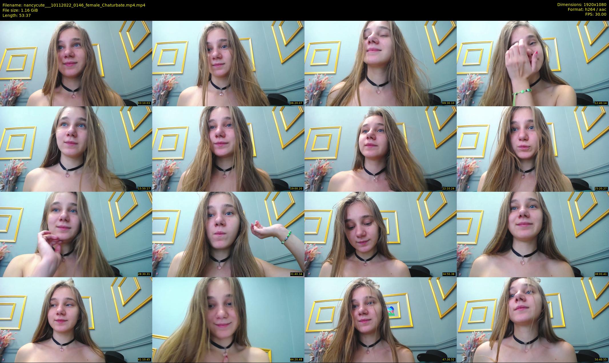 nancycute__ — 54 minute Chaturbate female cam show recording, 1080p, Nov 10, 2022