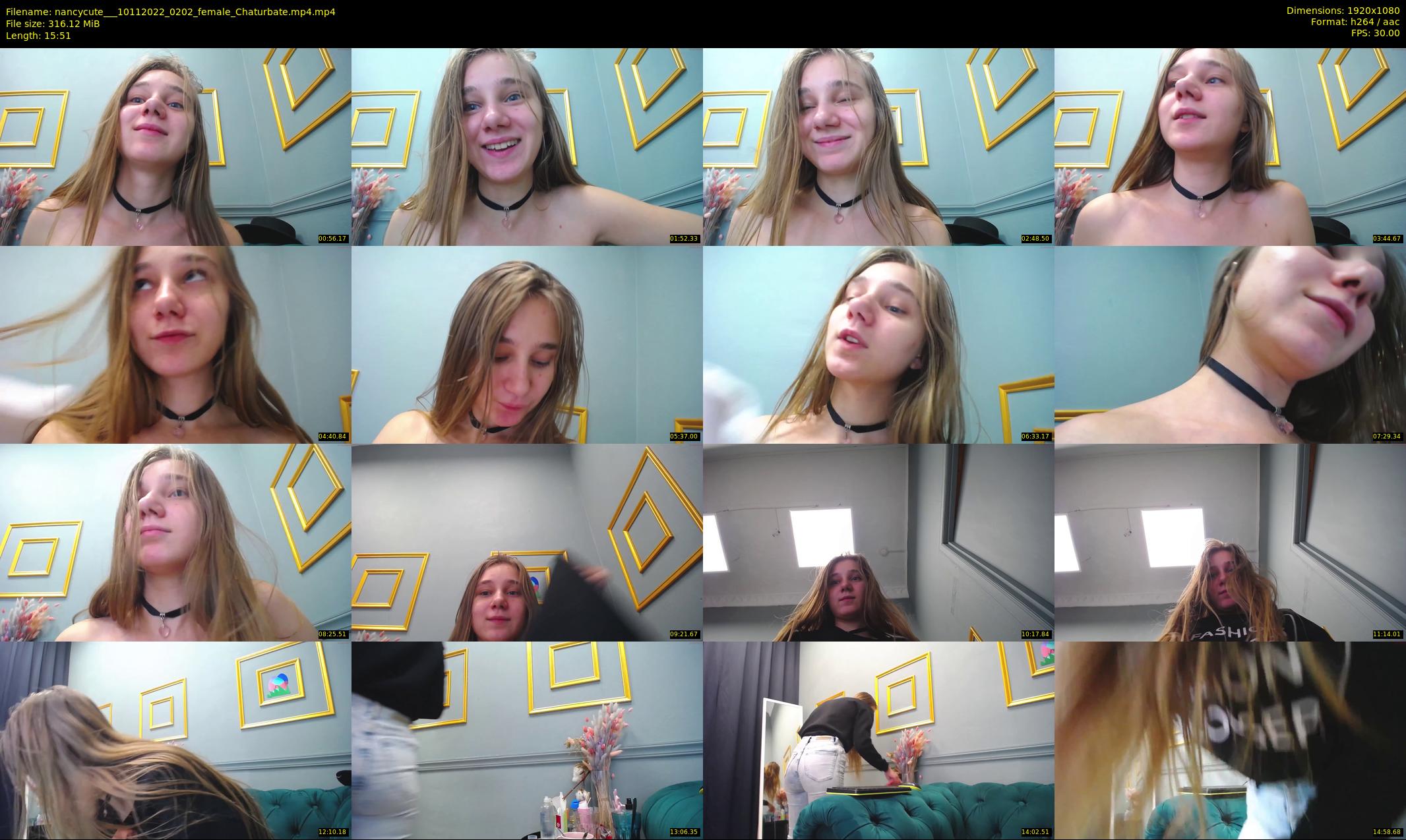 nancycute__ — 16 minute Chaturbate female cam show recording, 1080p, Nov 10, 2022