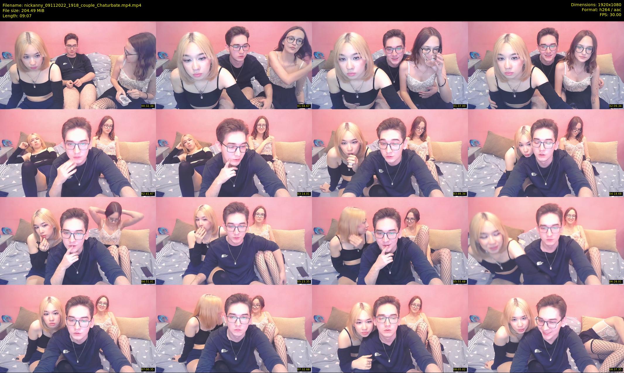 nickanny — 10 minute Chaturbate couple cam show recording, 1080p, Nov 9, 2022