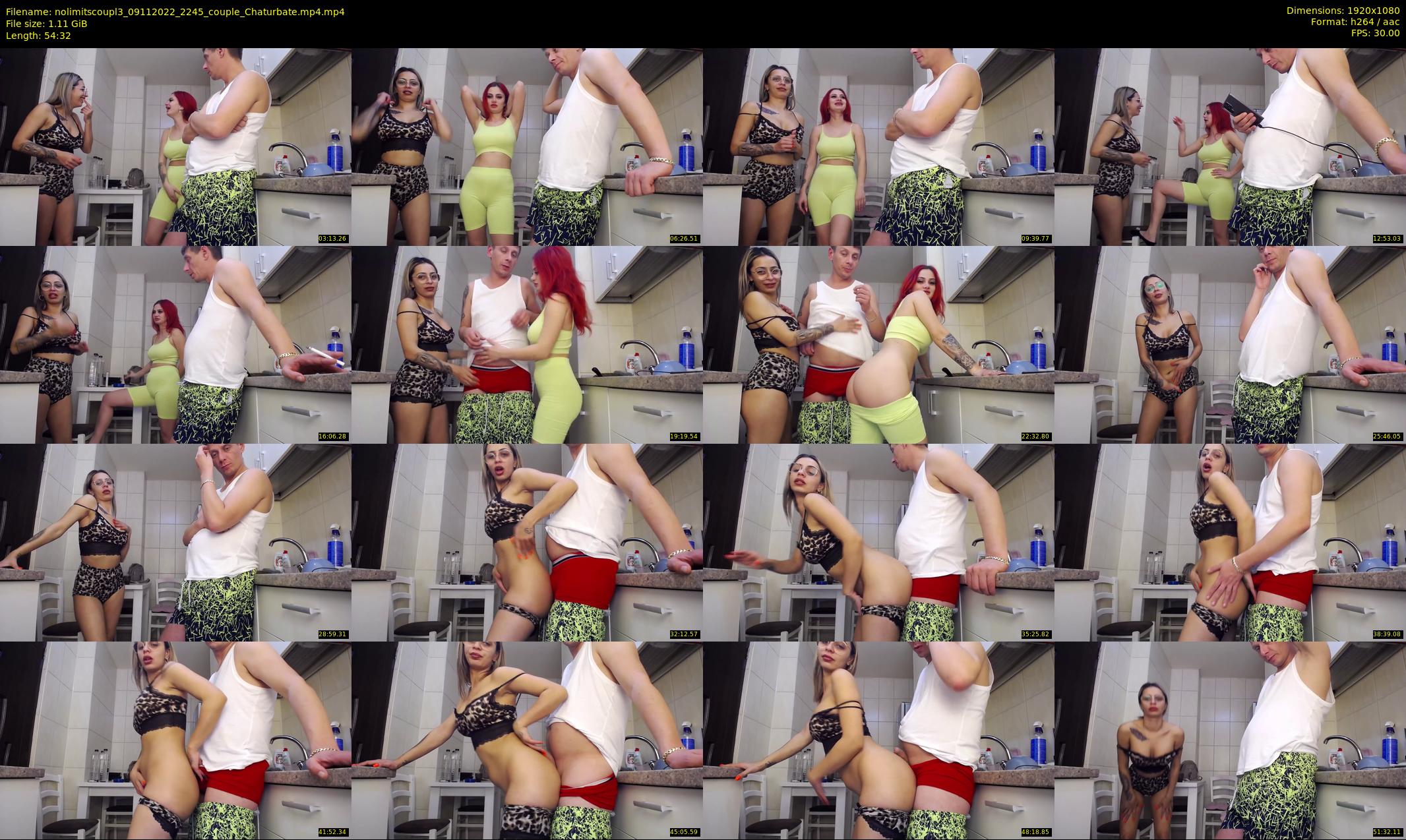 nolimitscoupl3 — 55 minute Chaturbate couple cam show recording, 1080p, Nov 9, 2022