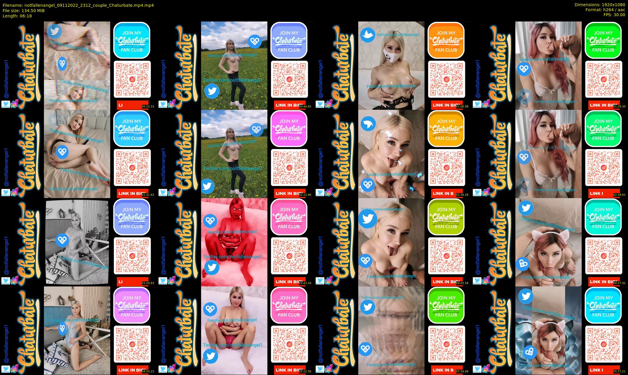 notfallenangel — 7 minute Chaturbate couple cam show recording, 1080p, Nov 9, 2022