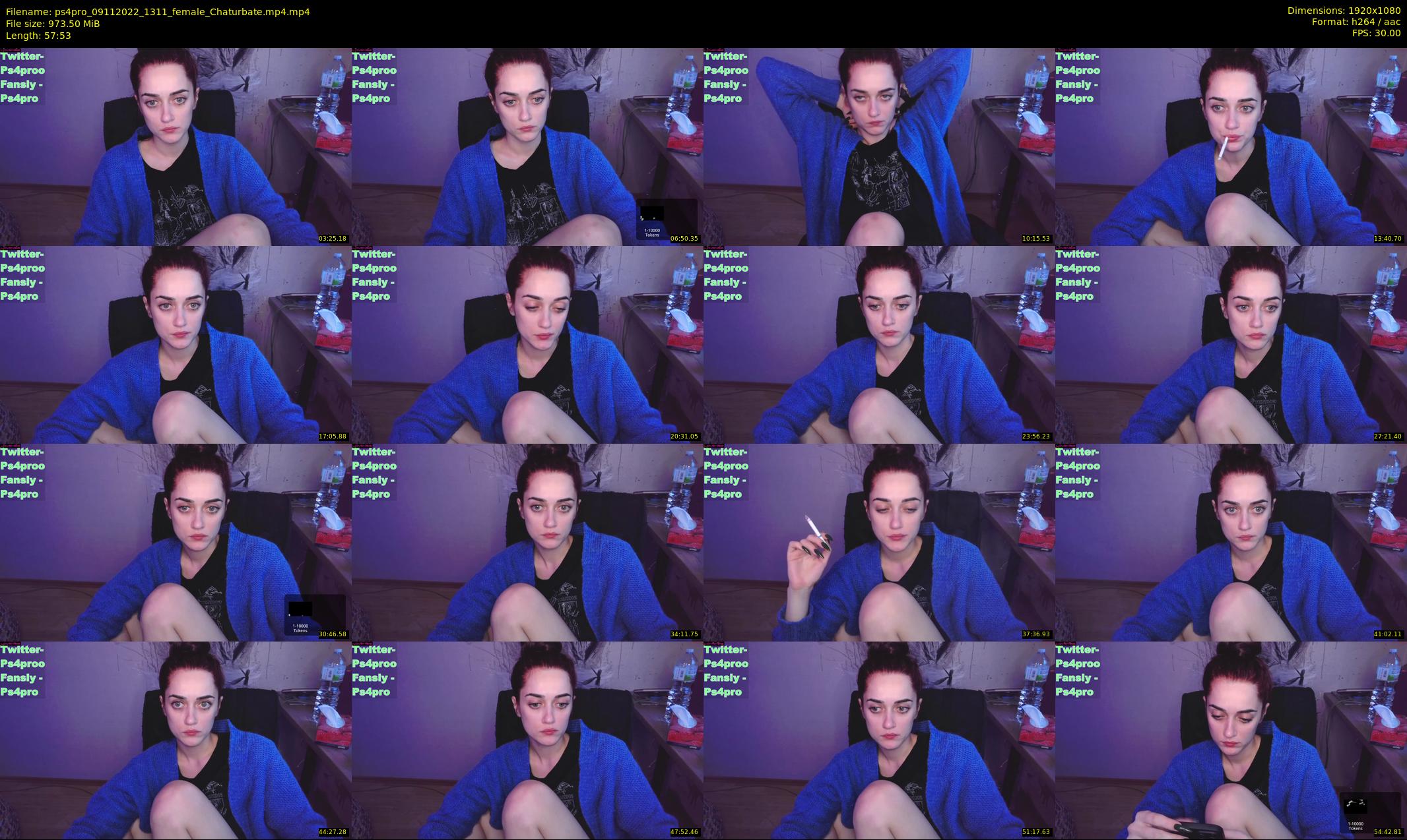 ps4pro — 58 minute Chaturbate female cam show recording, 1080p, Nov 9, 2022