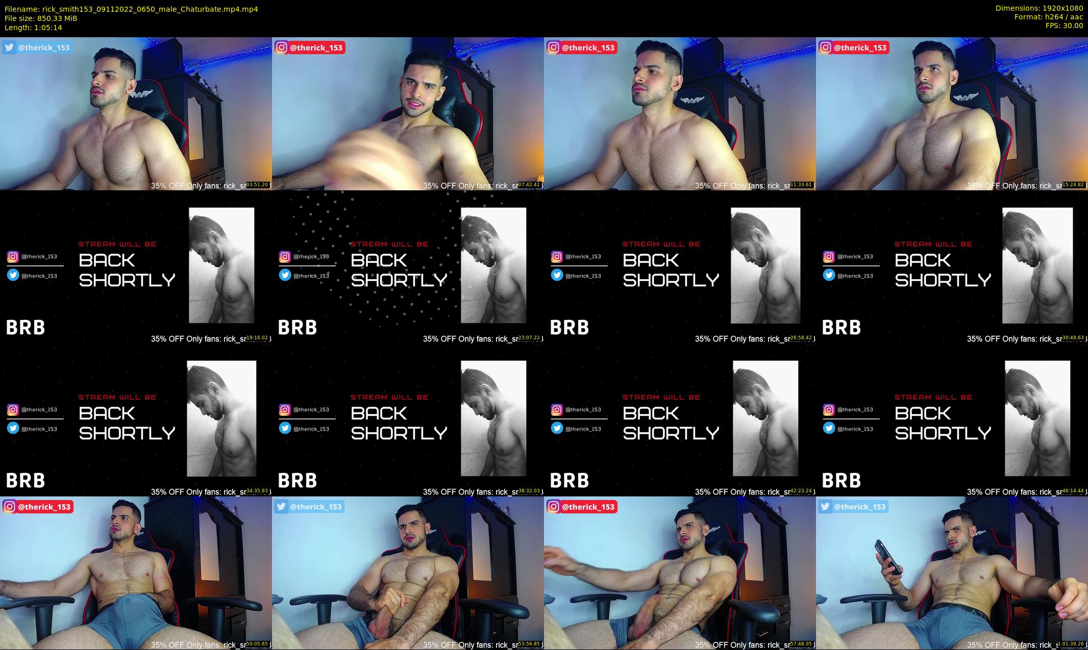 rick_smith153 — 66 minute Chaturbate male cam show recording, 1080p, Nov 9, 2022