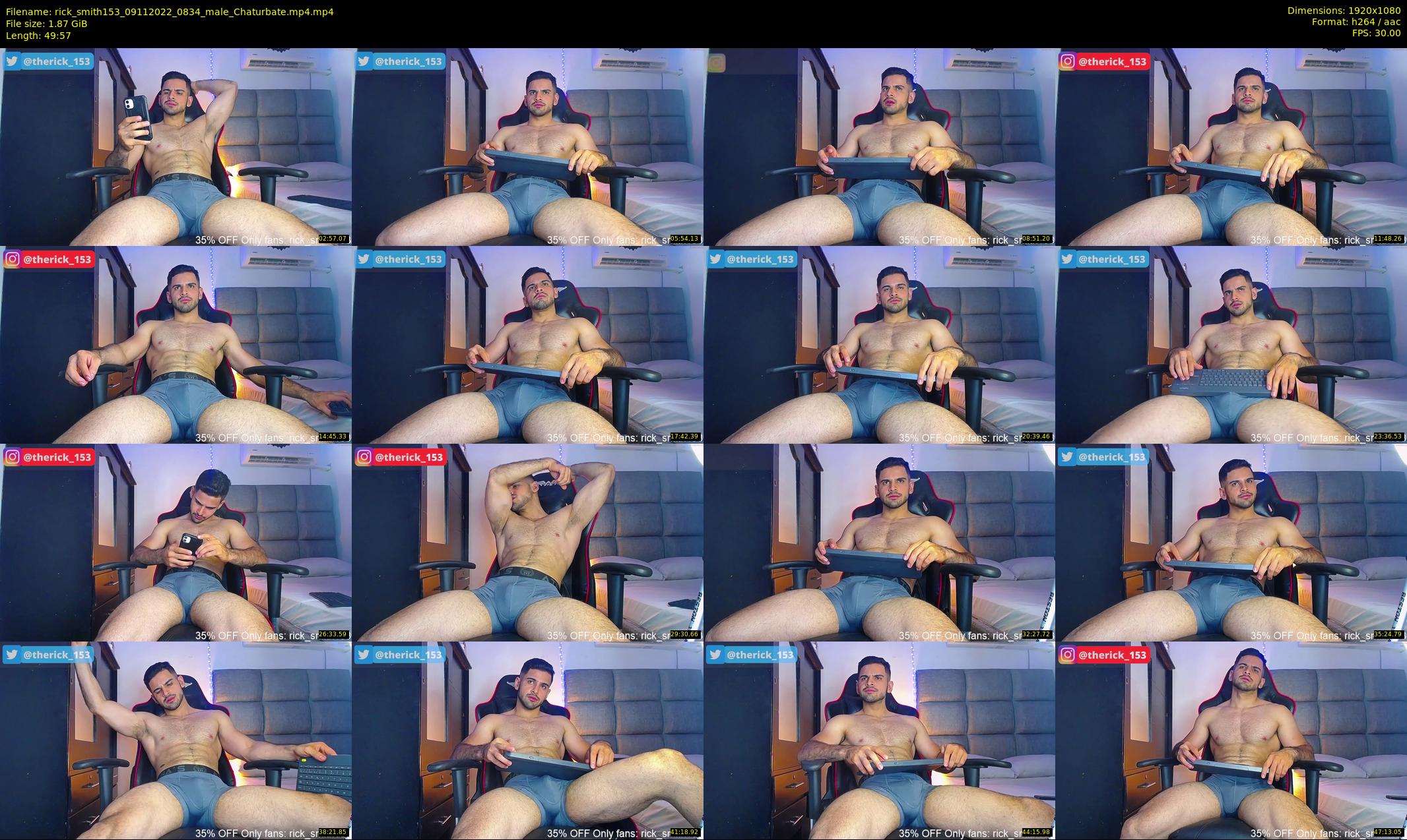 rick_smith153 — 50 minute Chaturbate male cam show recording, 1080p, Nov 9, 2022