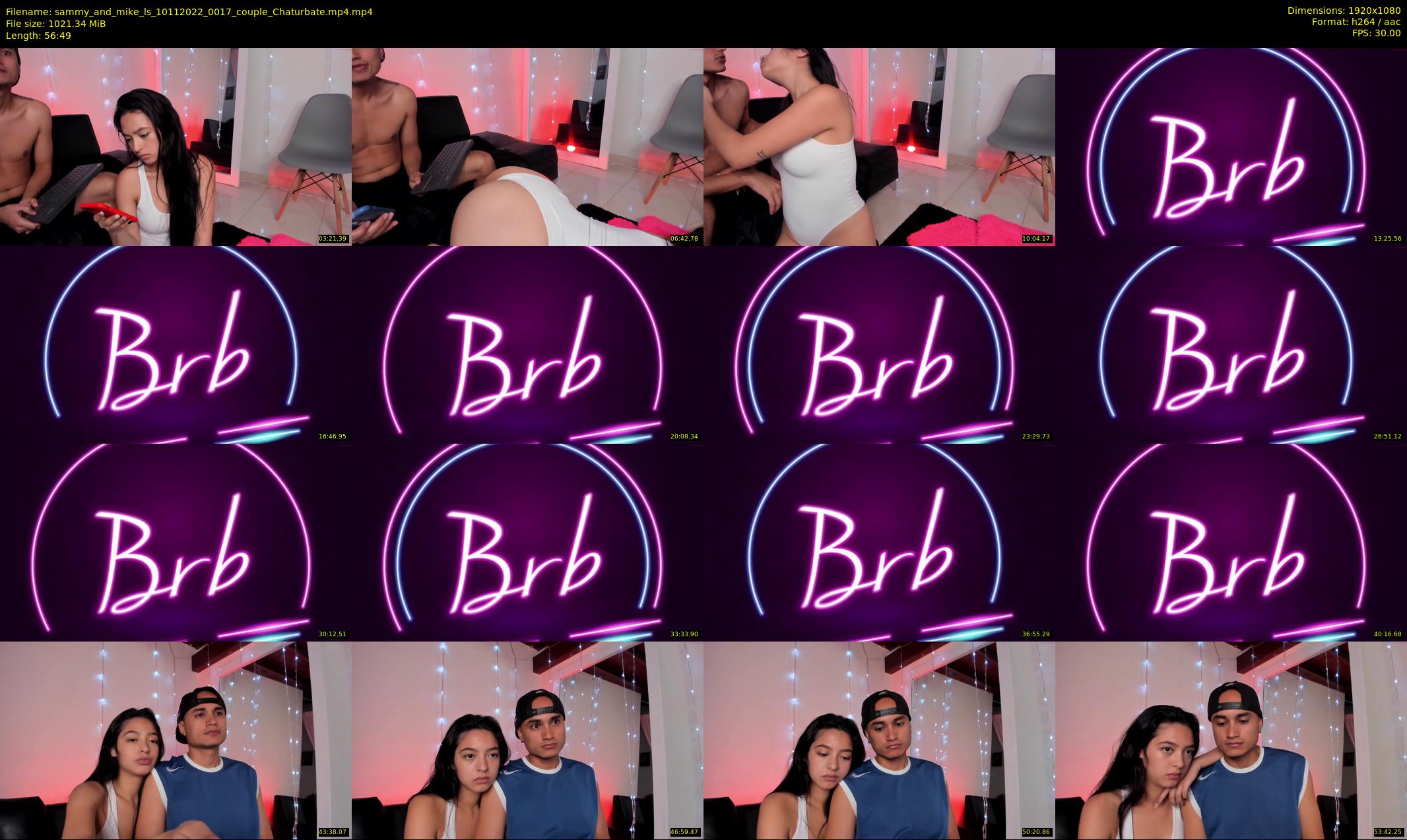sammy_and_mike_ls — 57 minute Chaturbate couple cam show recording, 1080p, Nov 10, 2022