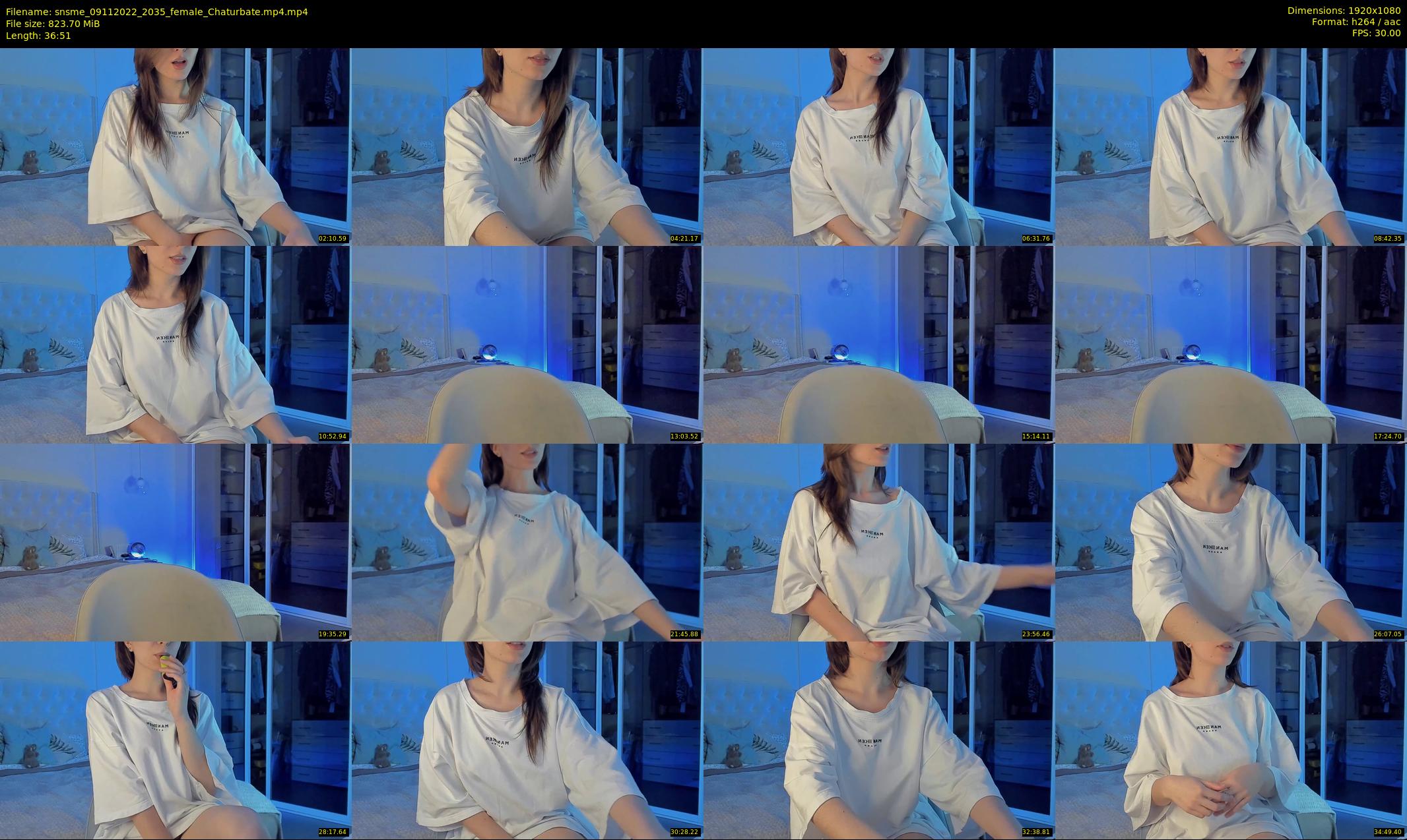 snsme — 37 minute Chaturbate female cam show recording, 1080p, Nov 9, 2022