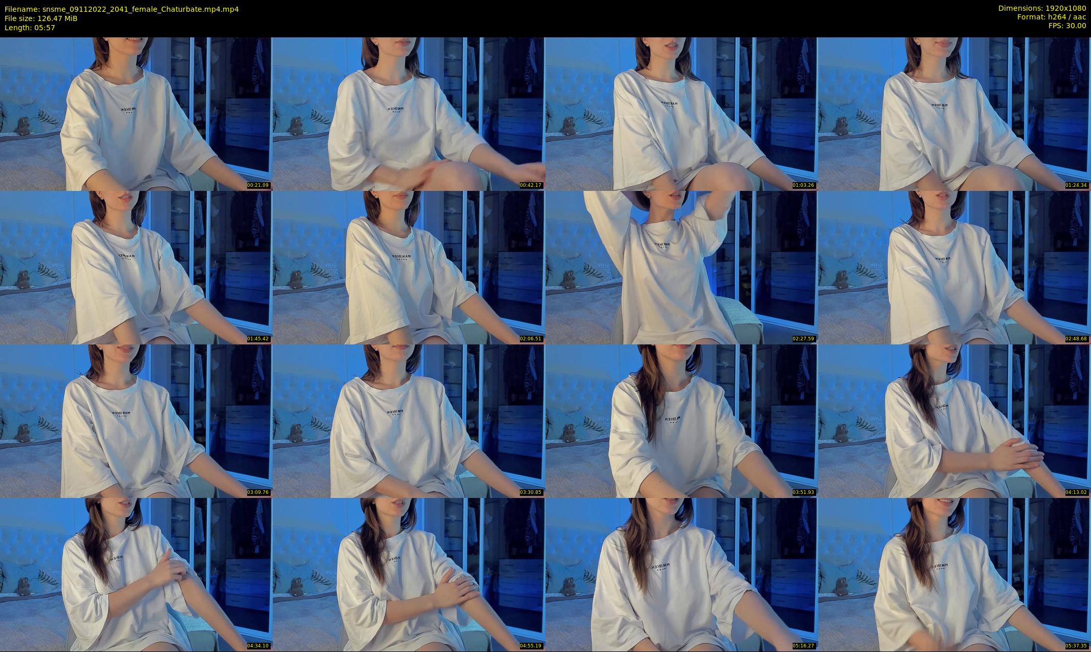 snsme — 6 minute Chaturbate female cam show recording, 1080p, Nov 9, 2022