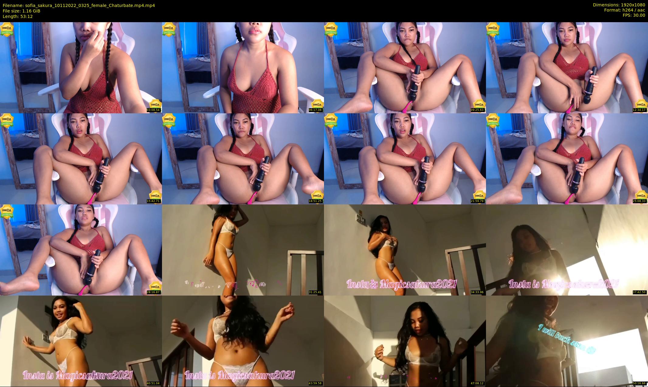 sofia_sakura — 54 minute Chaturbate female cam show recording, 1080p, Nov 10, 2022