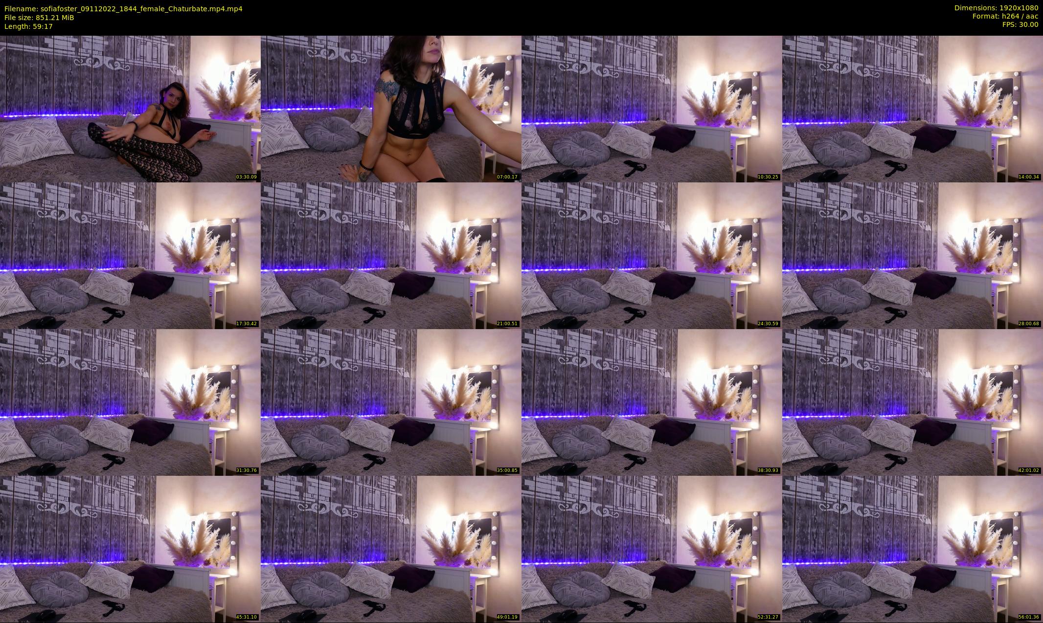 sofiafoster — 60 minute Chaturbate female cam show recording, 1080p, Nov 9, 2022