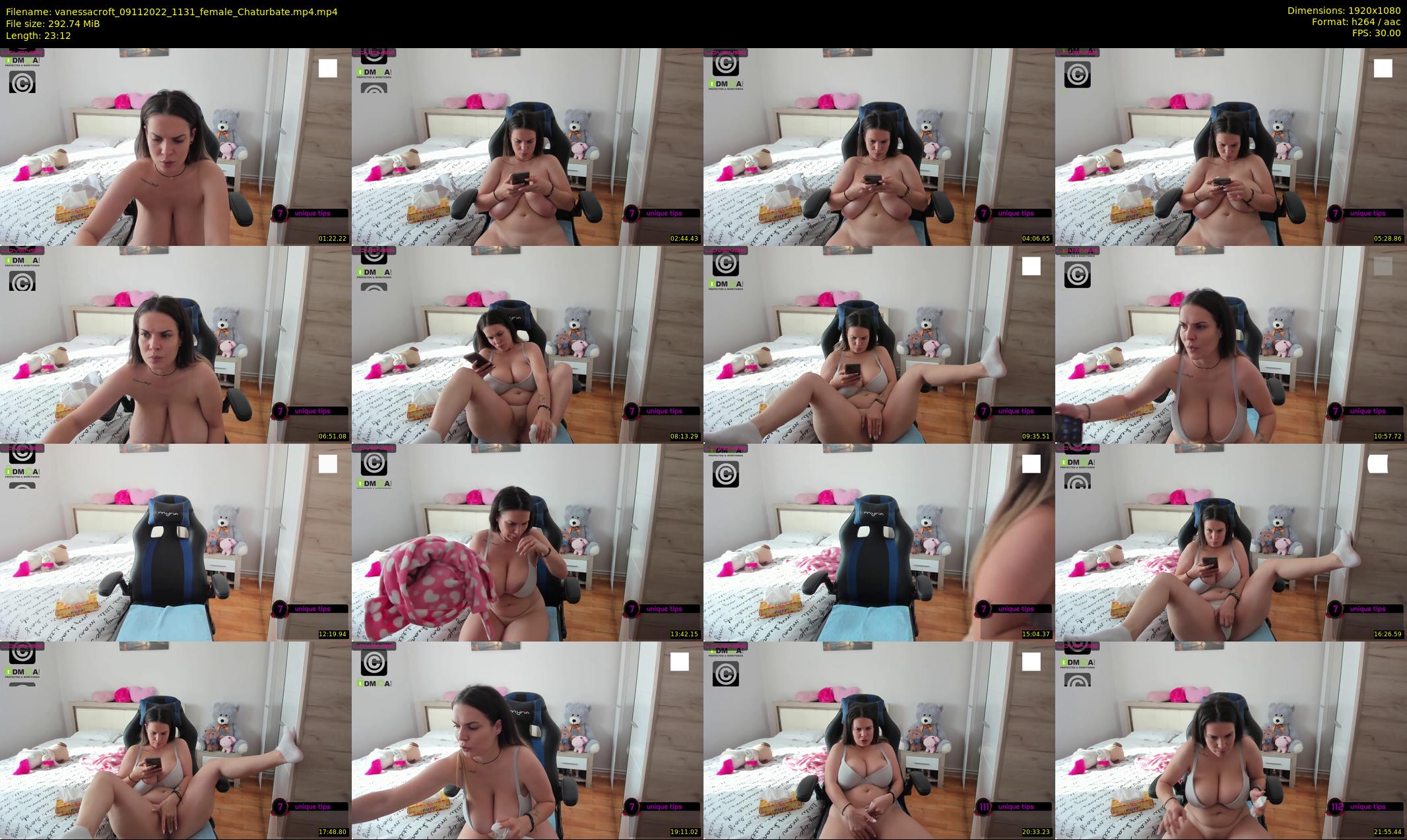 vanessacroft — 24 minute Chaturbate female cam show recording, 1080p, Nov 9, 2022