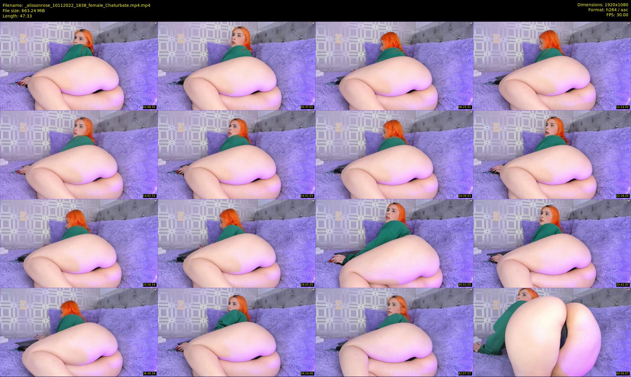 _alissonrose — 48 minute Chaturbate female cam show recording, 1080p, Nov 10, 2022